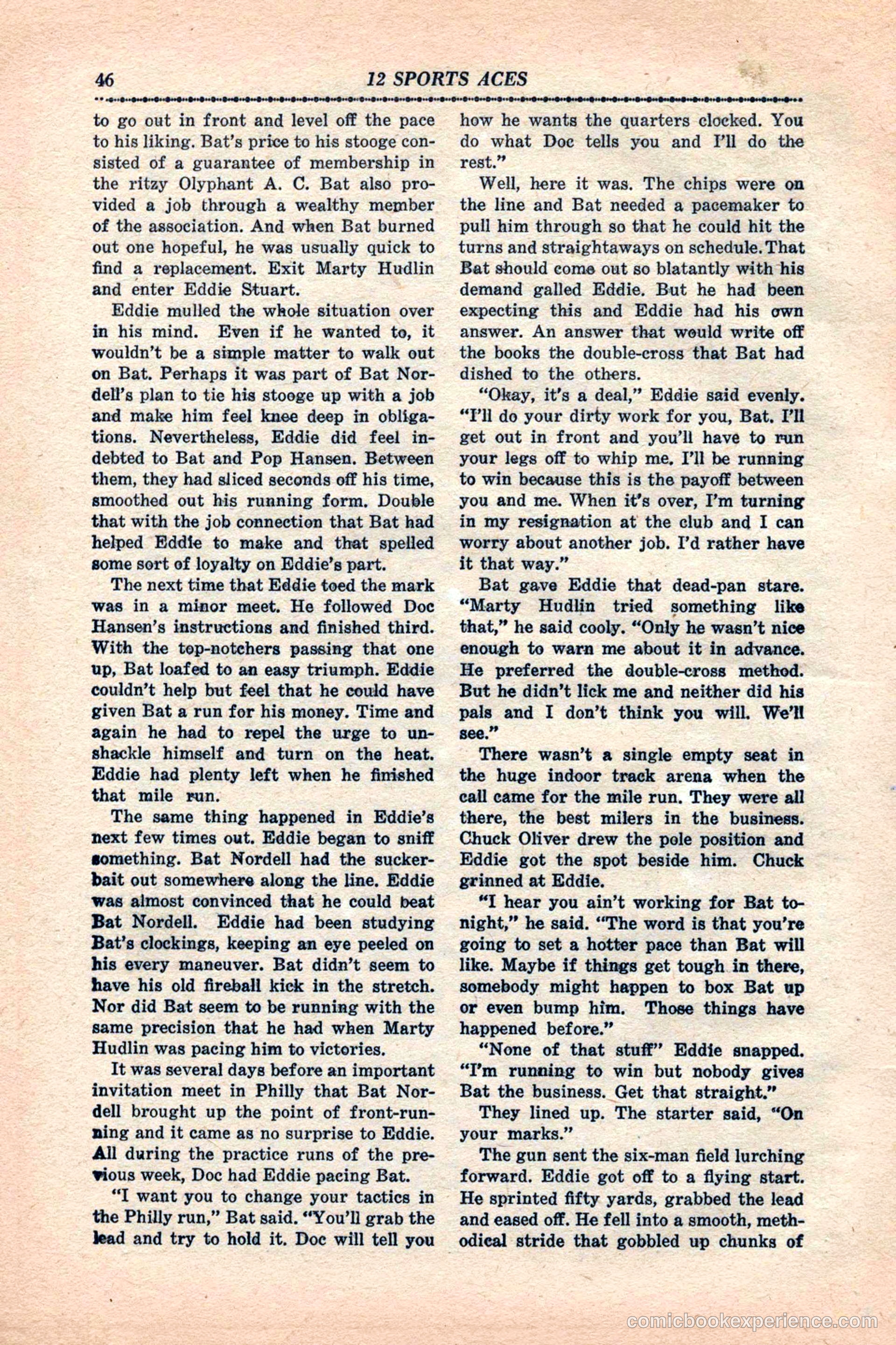 12 Sports Aces, January 1943 — page 48 of 116