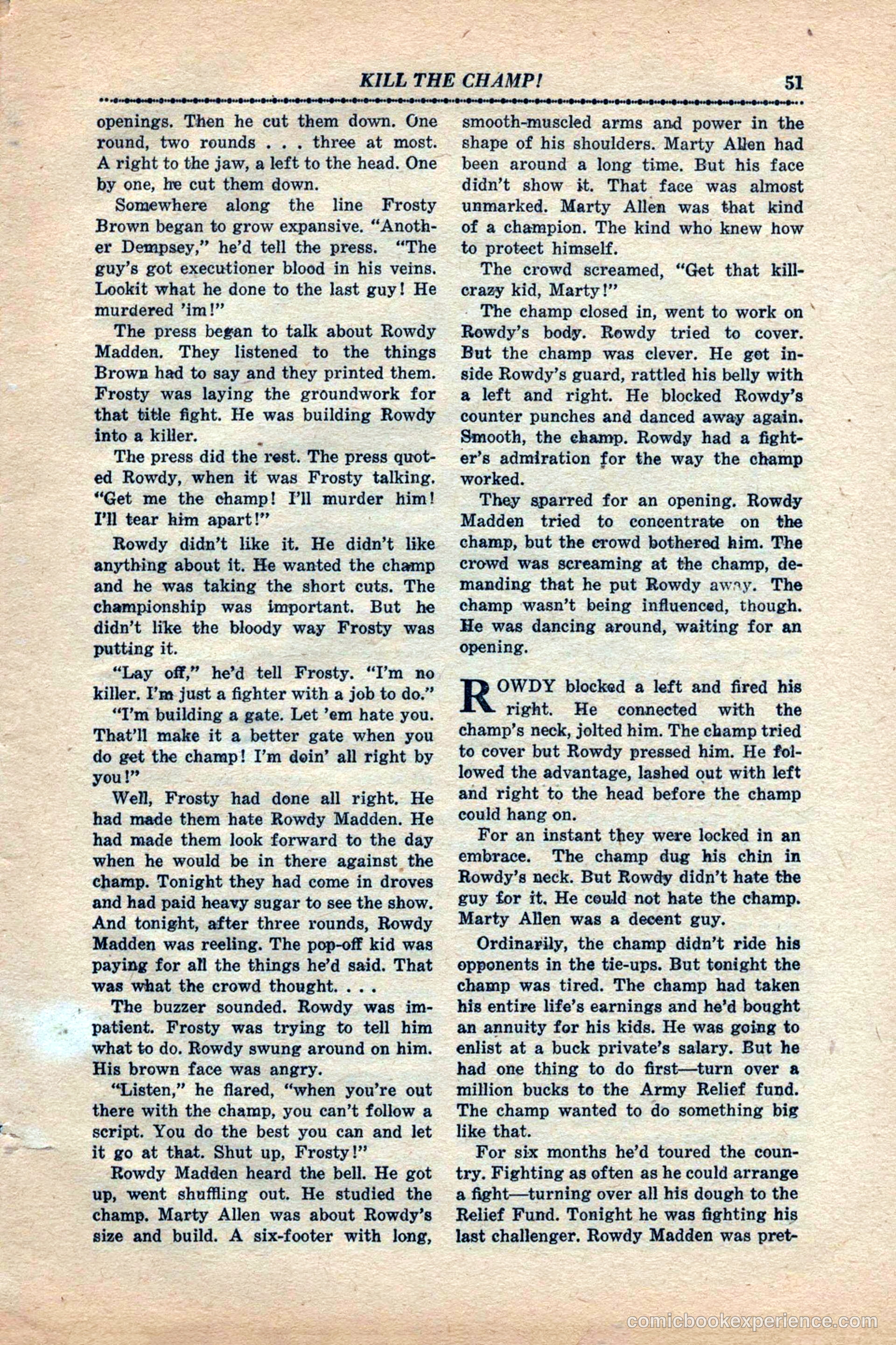12 Sports Aces, January 1943 — page 53 of 116