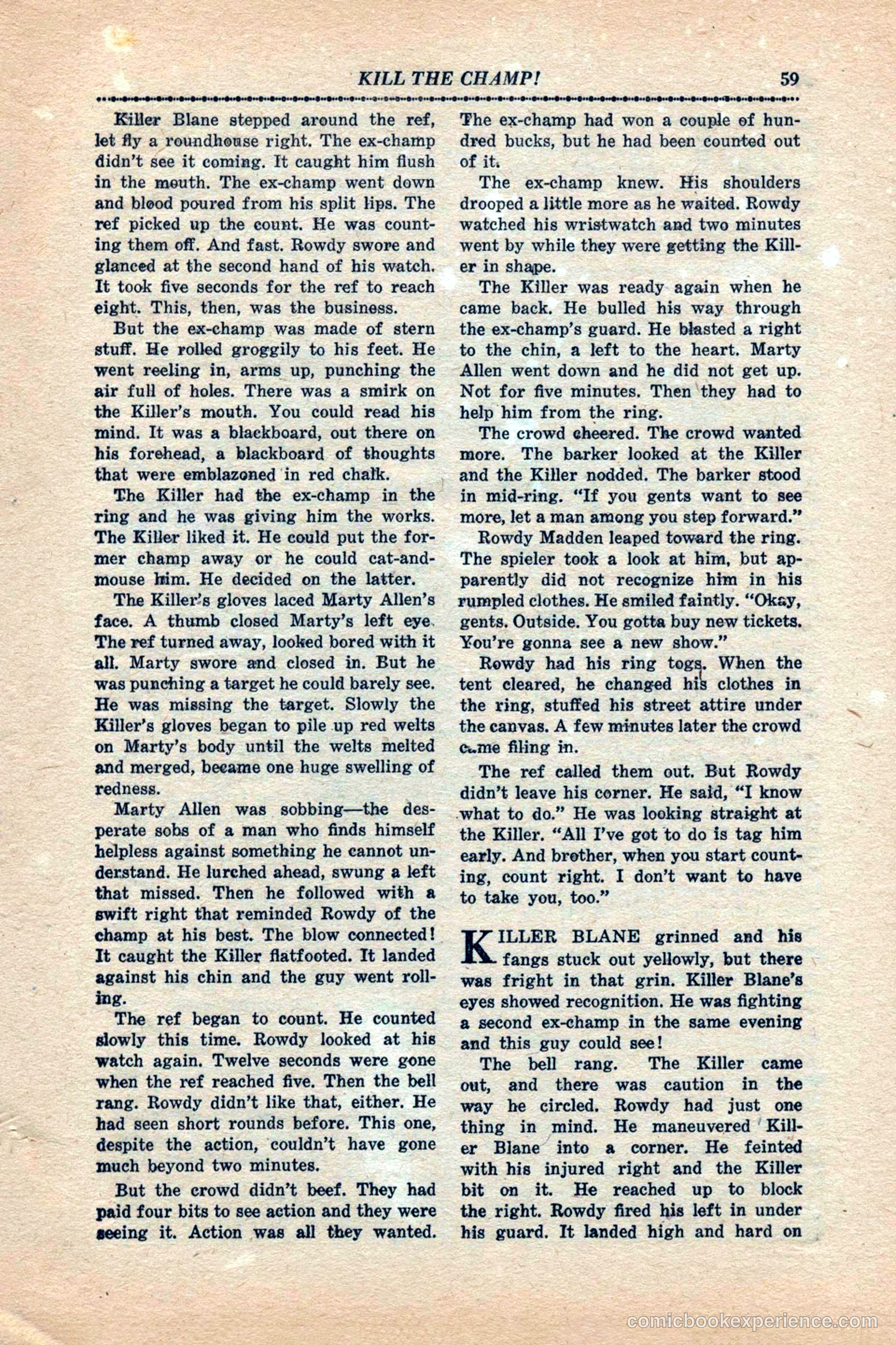 12 Sports Aces, January 1943 — page 61 of 116