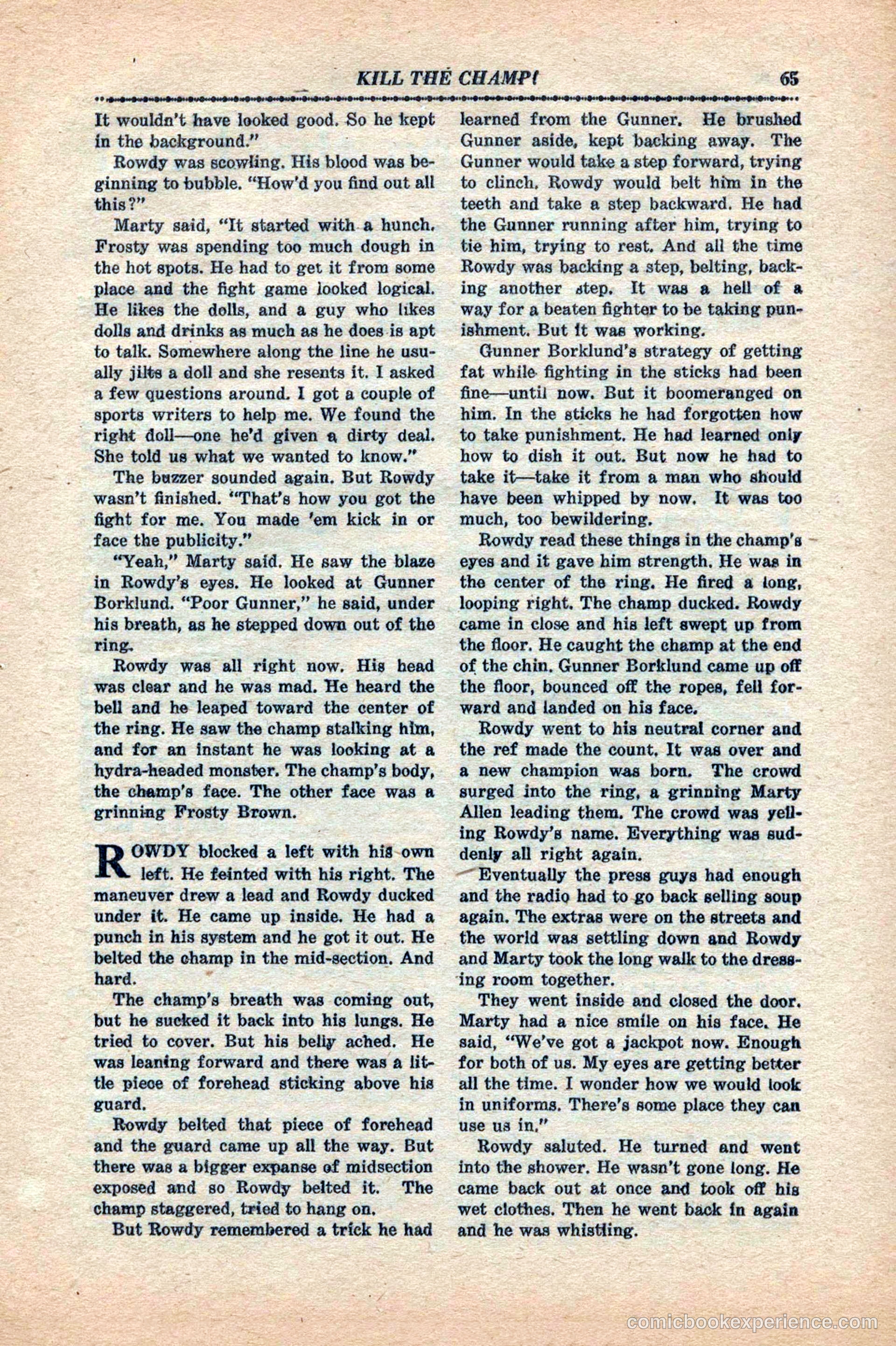 12 Sports Aces, January 1943 — page 67 of 116