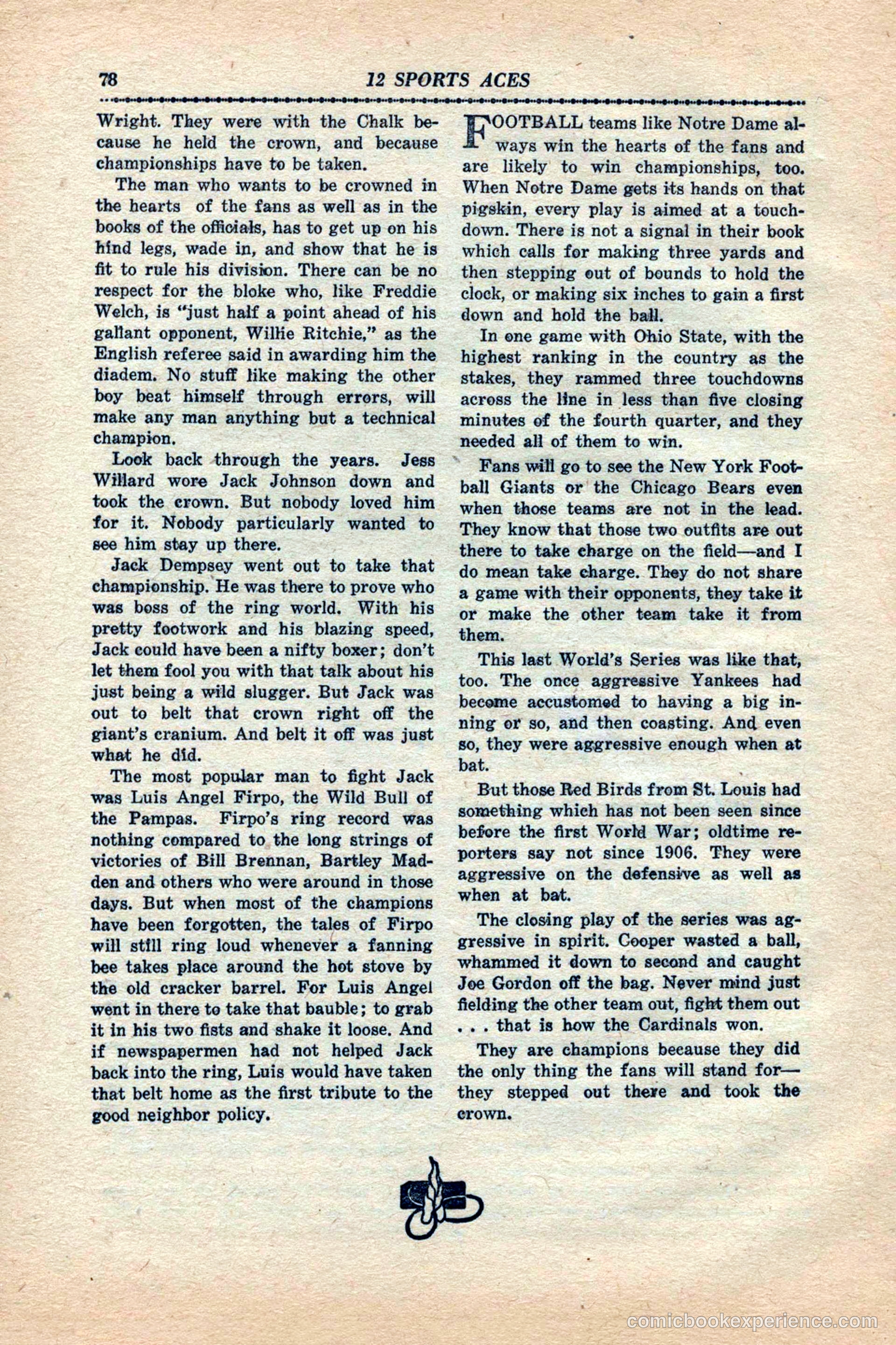 12 Sports Aces, January 1943 — page 80 of 116