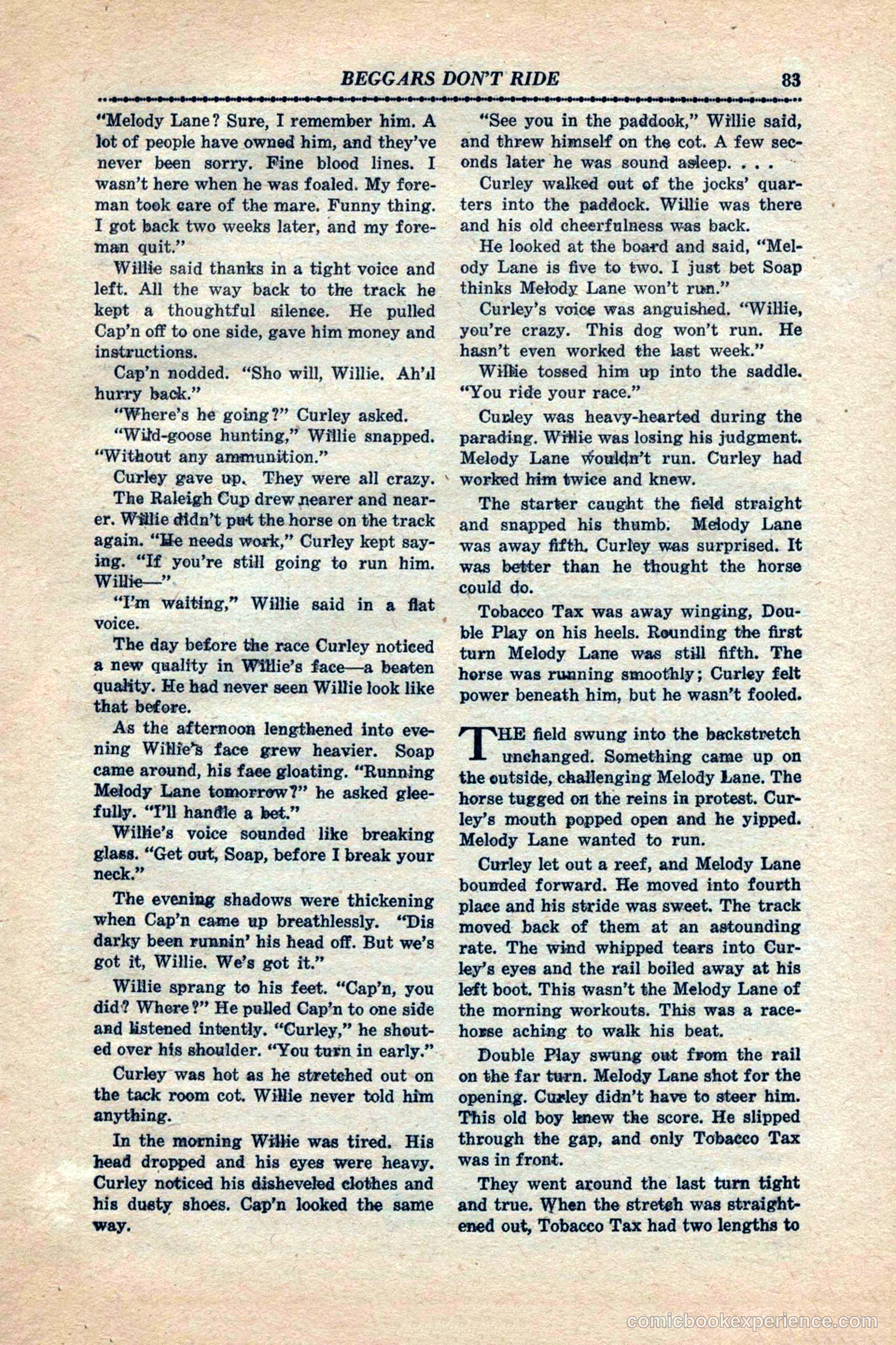 12 Sports Aces, January 1943 — page 85 of 116