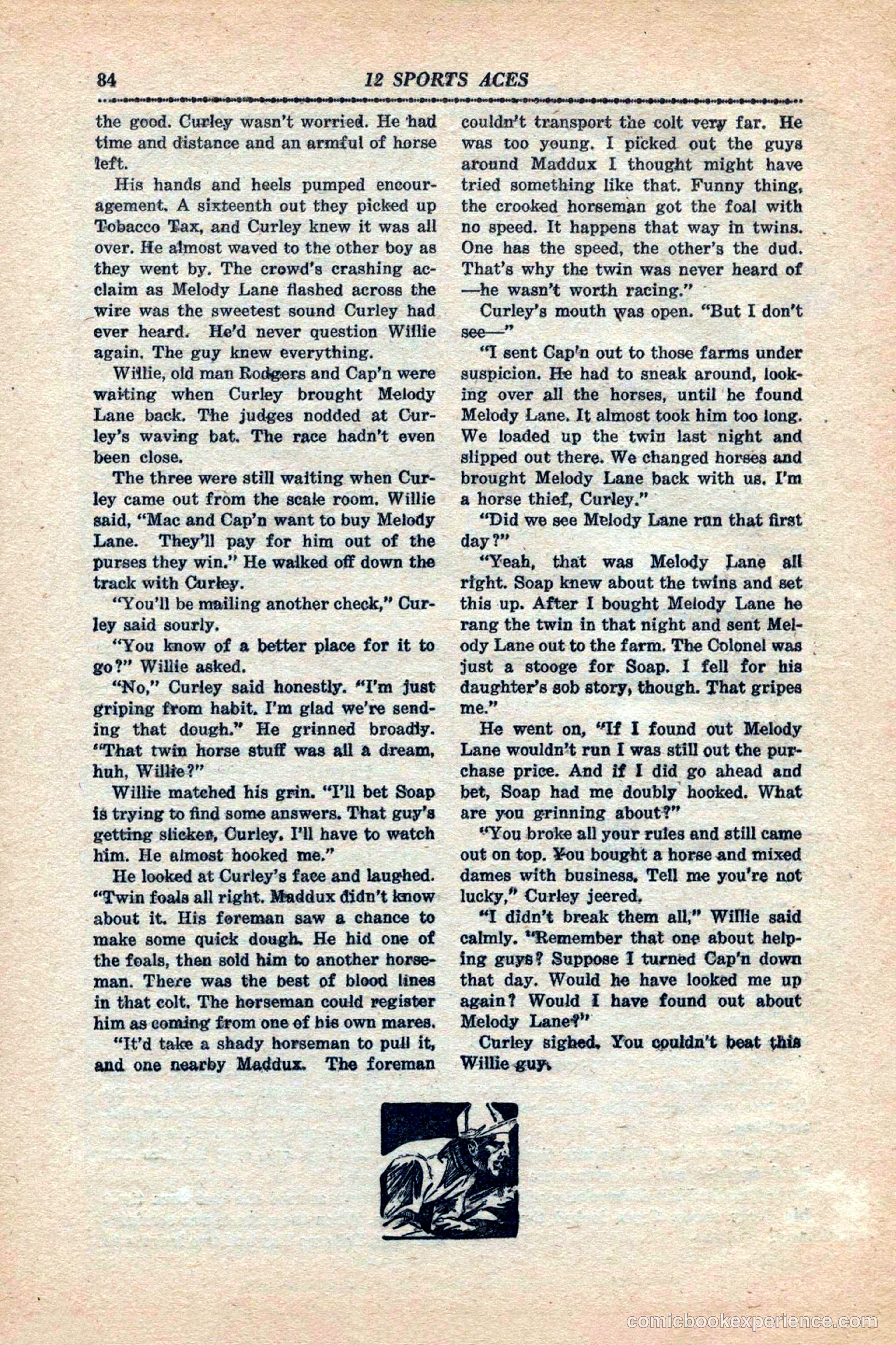 12 Sports Aces, January 1943 — page 86 of 116