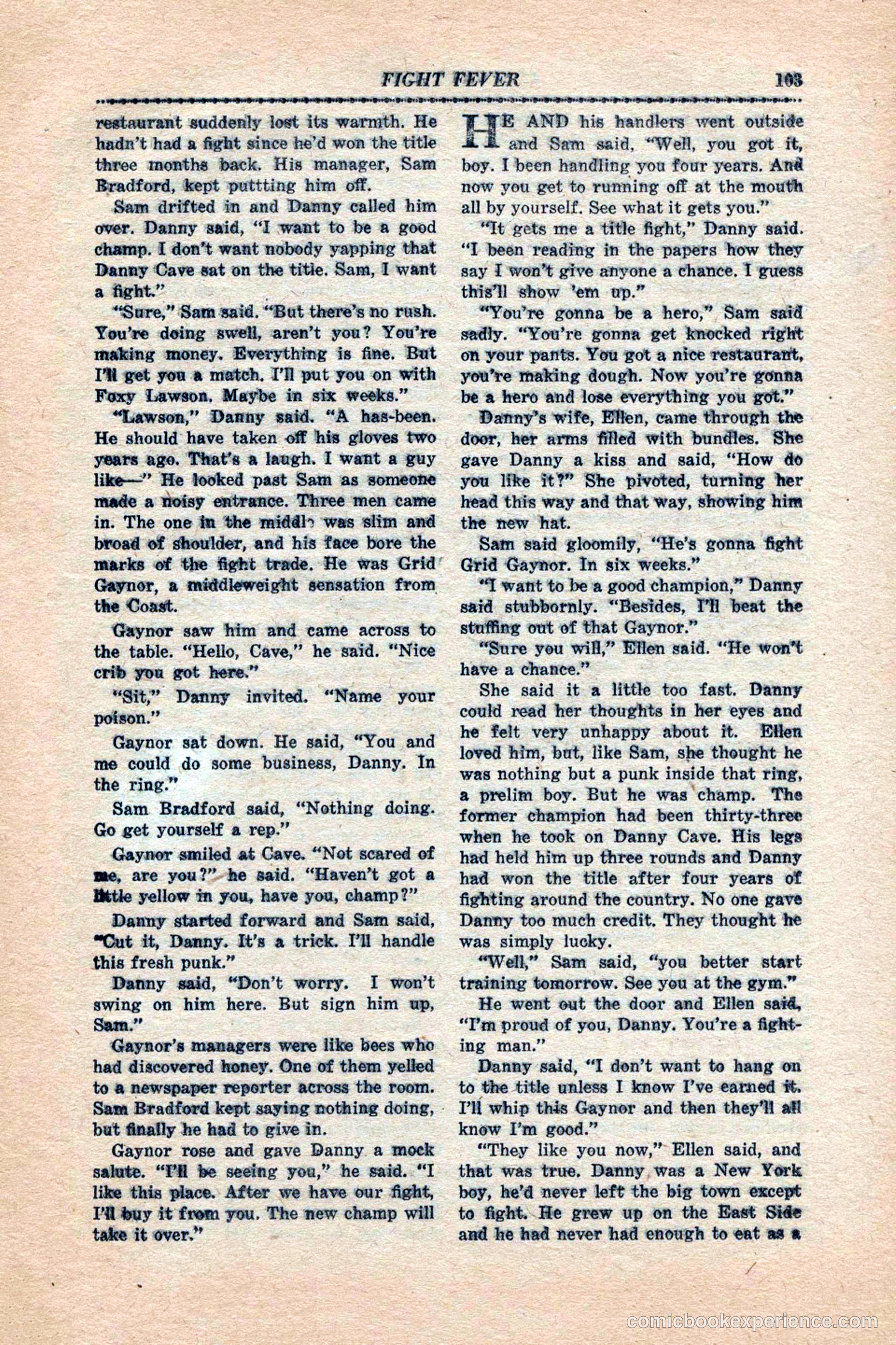 12 Sports Aces, January 1943 — page 105 of 116
