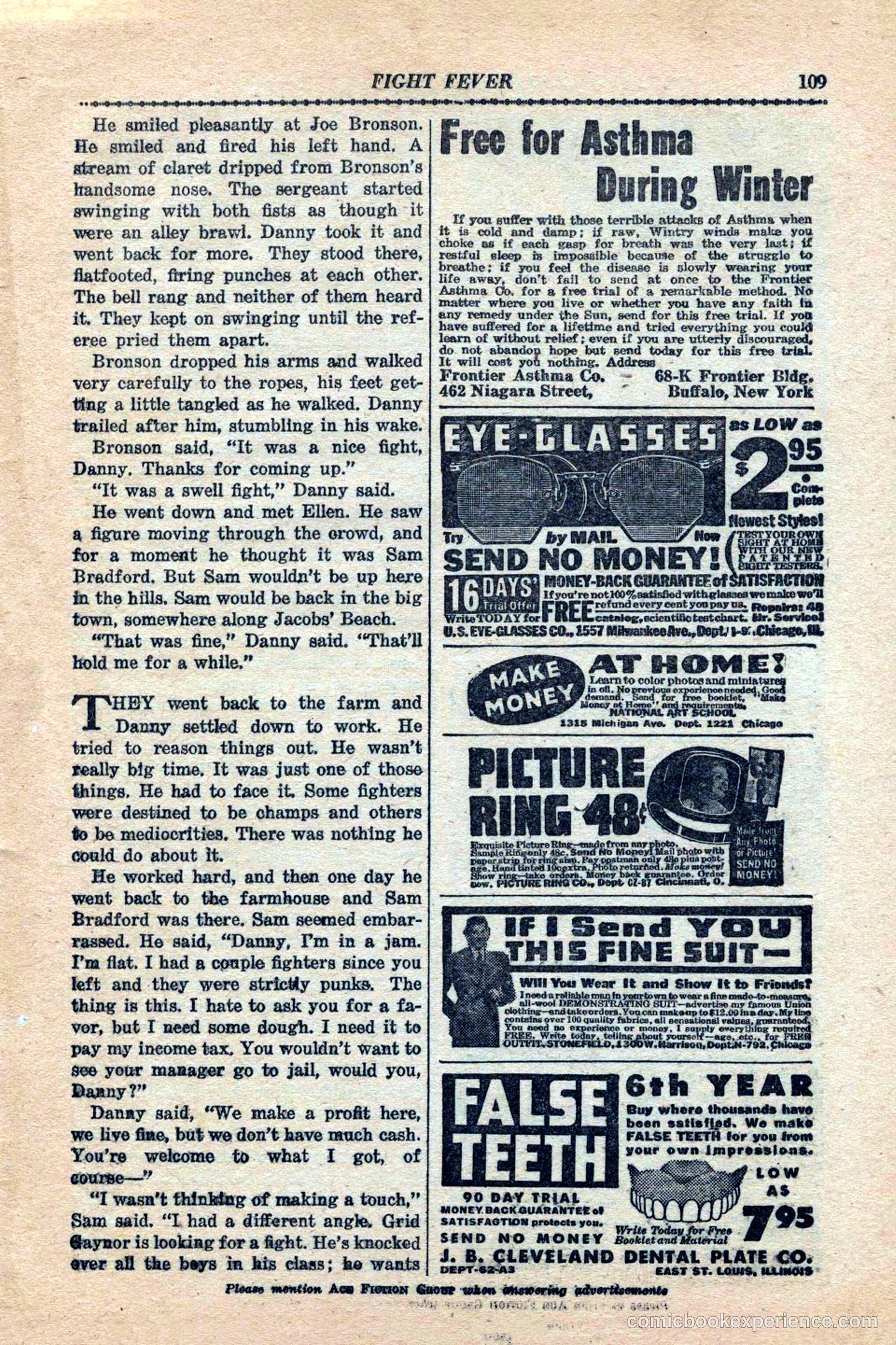 12 Sports Aces, January 1943 — page 111 of 116