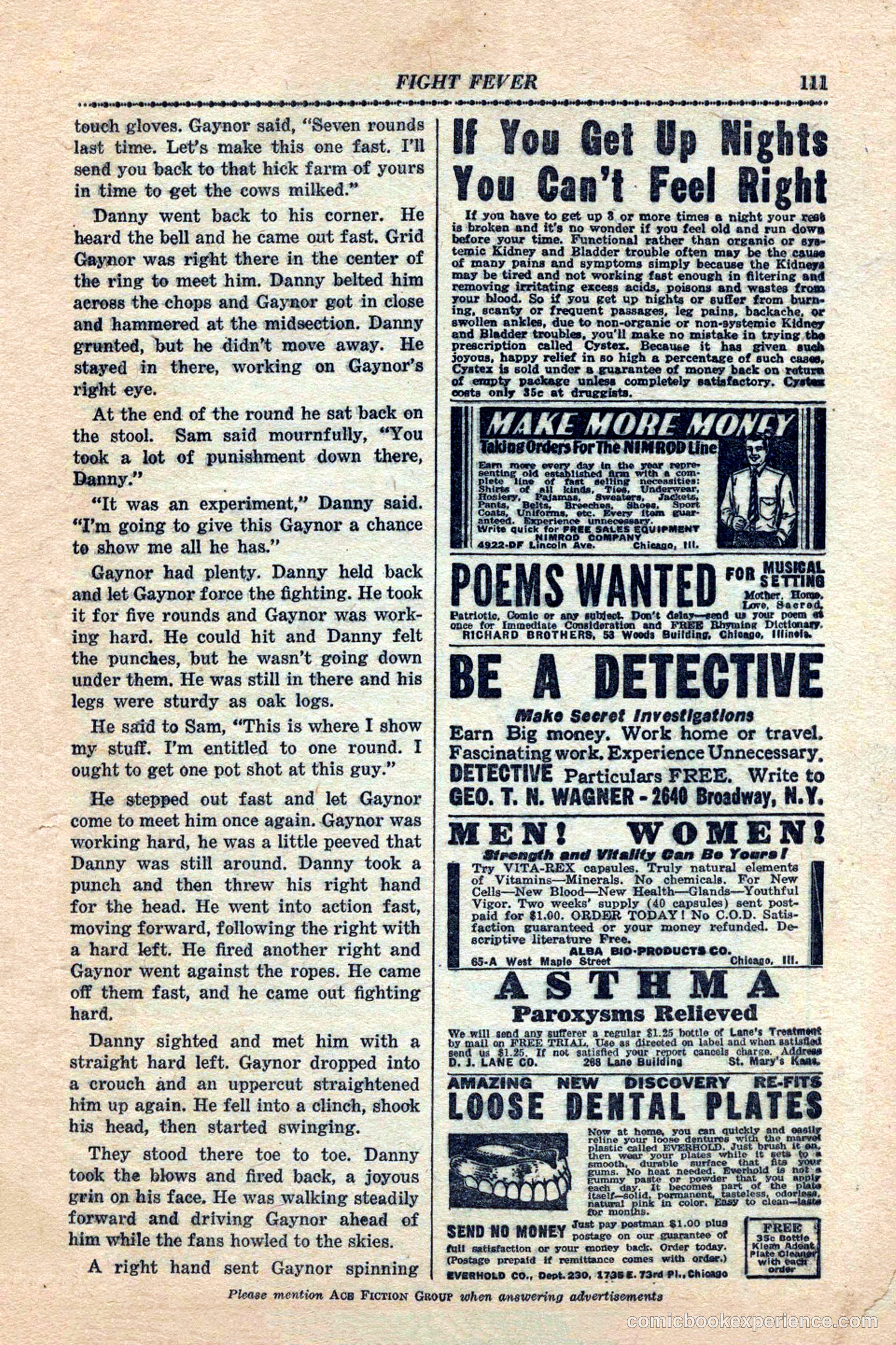 12 Sports Aces, January 1943 — page 113 of 116