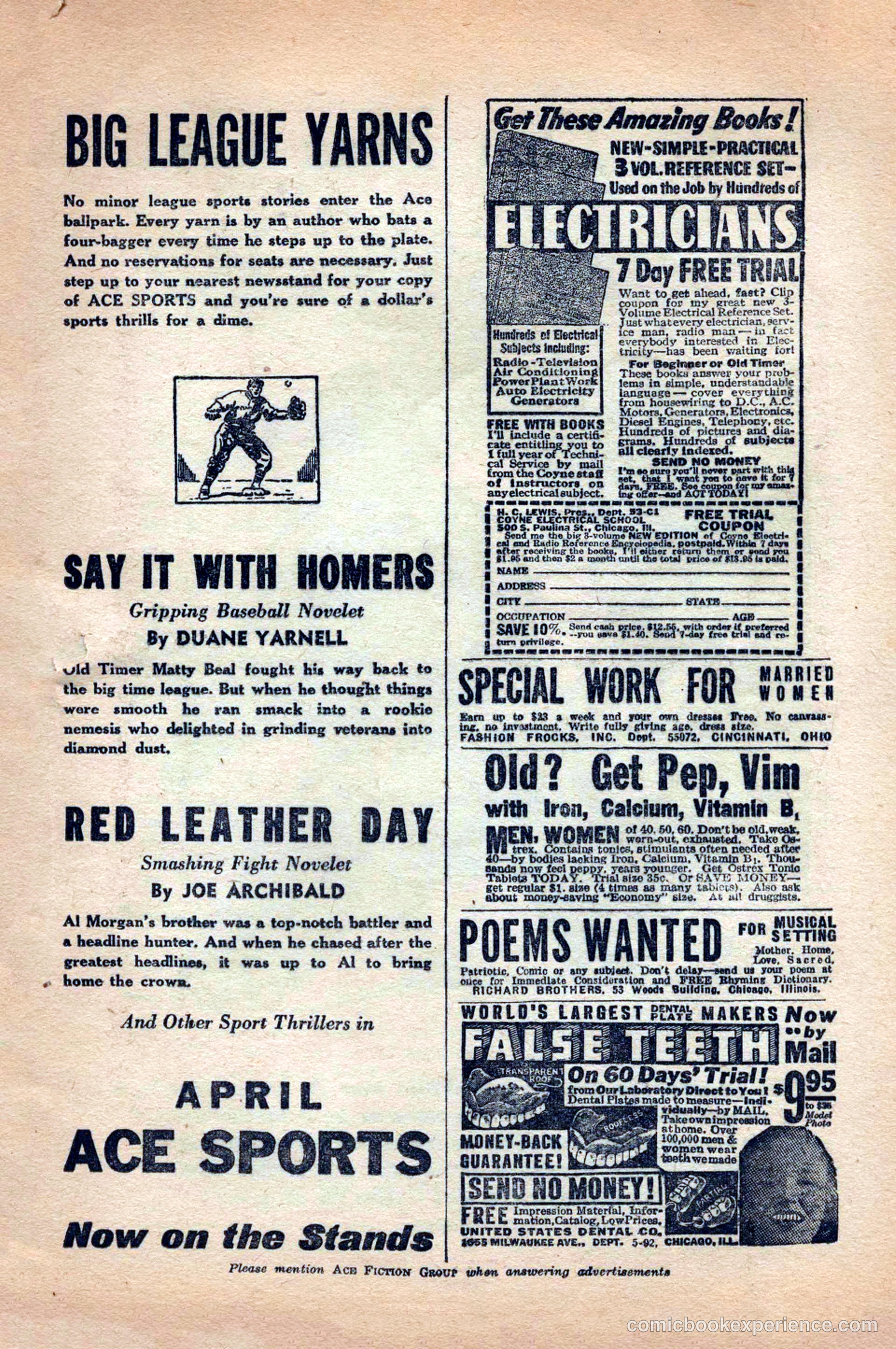 12 Sports Aces, May 1943 — page 5 of 100