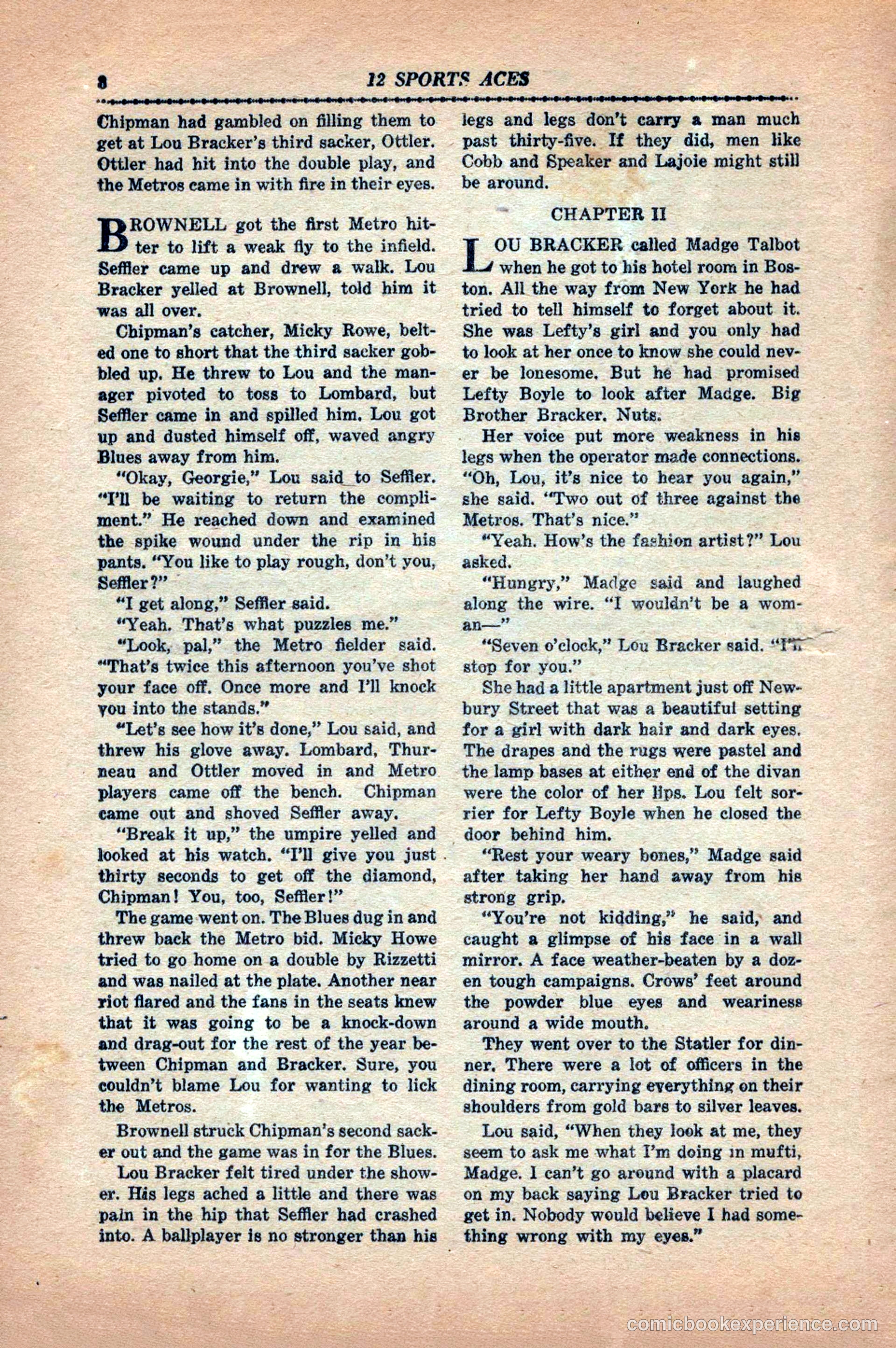 12 Sports Aces, May 1943 — page 10 of 100