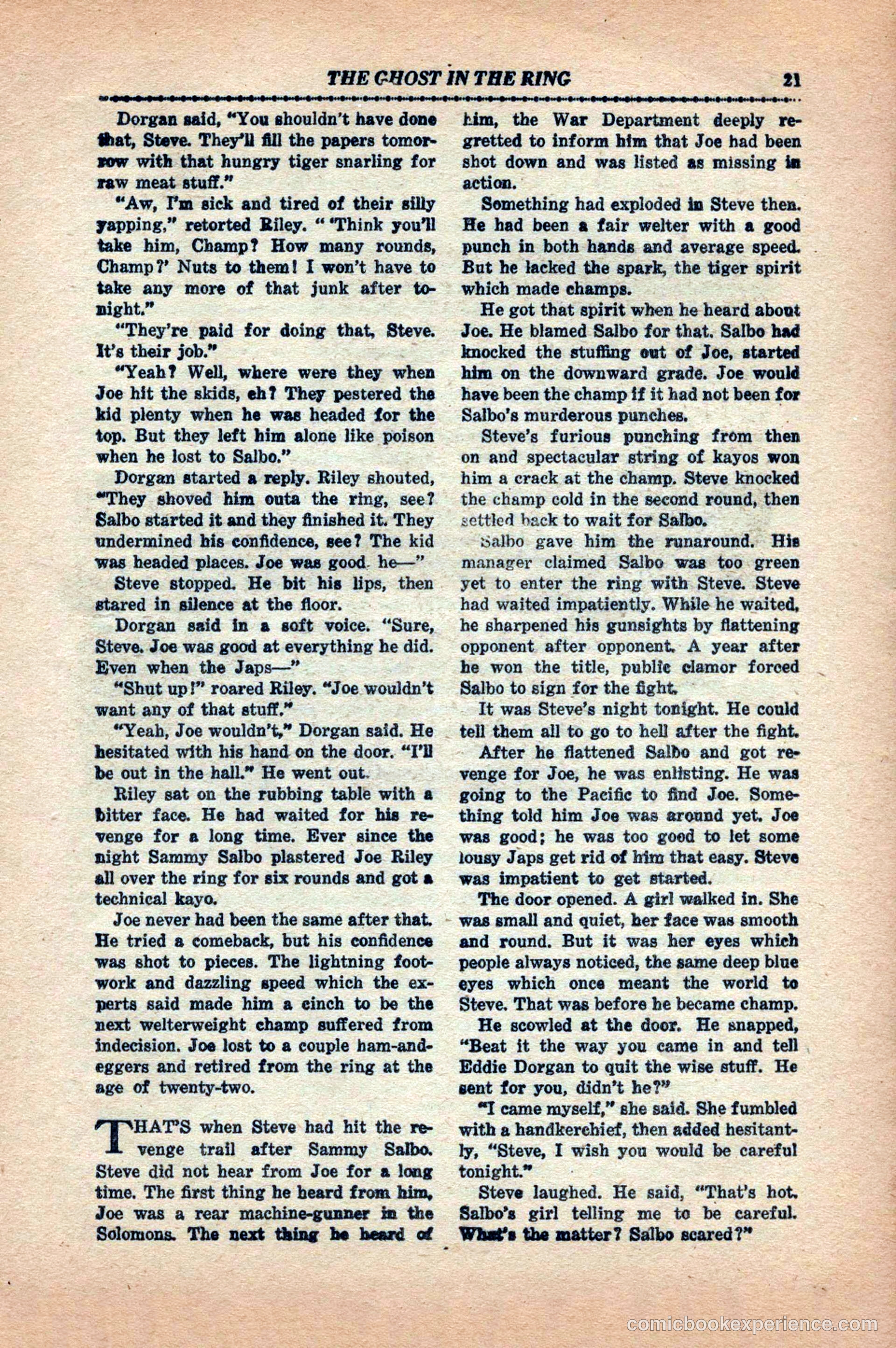 12 Sports Aces, May 1943 — page 23 of 100