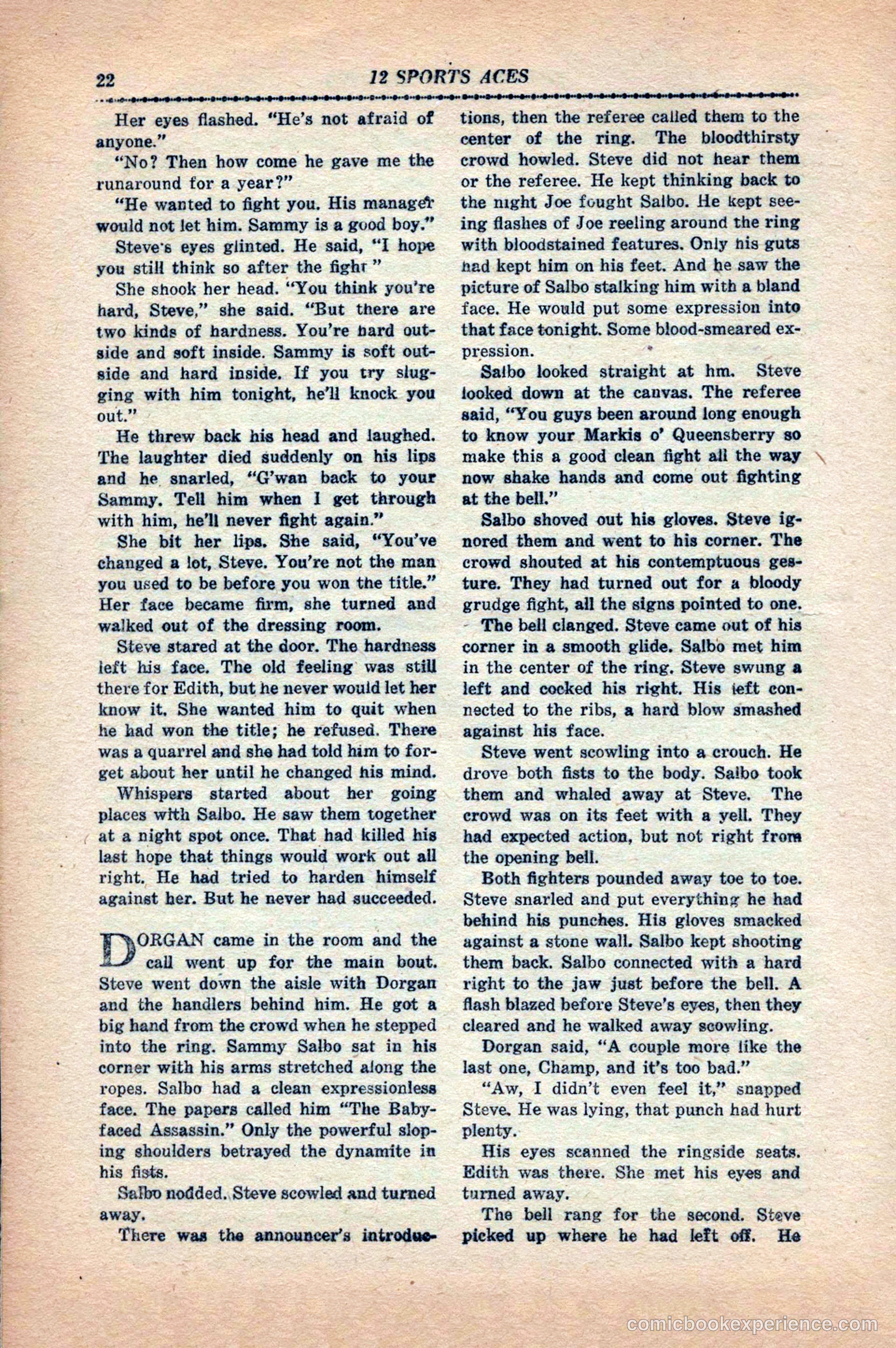12 Sports Aces, May 1943 — page 24 of 100