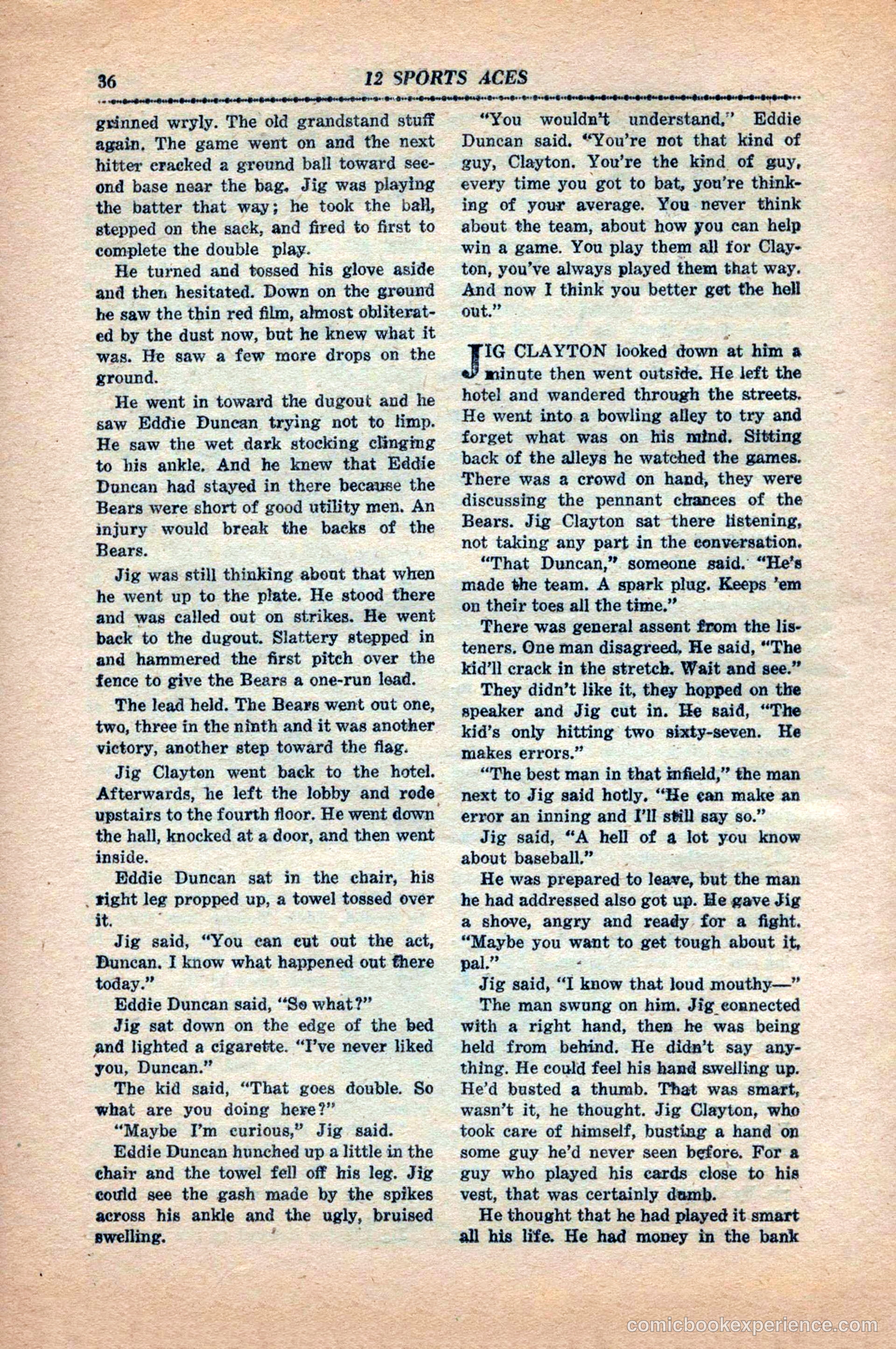 12 Sports Aces, May 1943 — page 38 of 100
