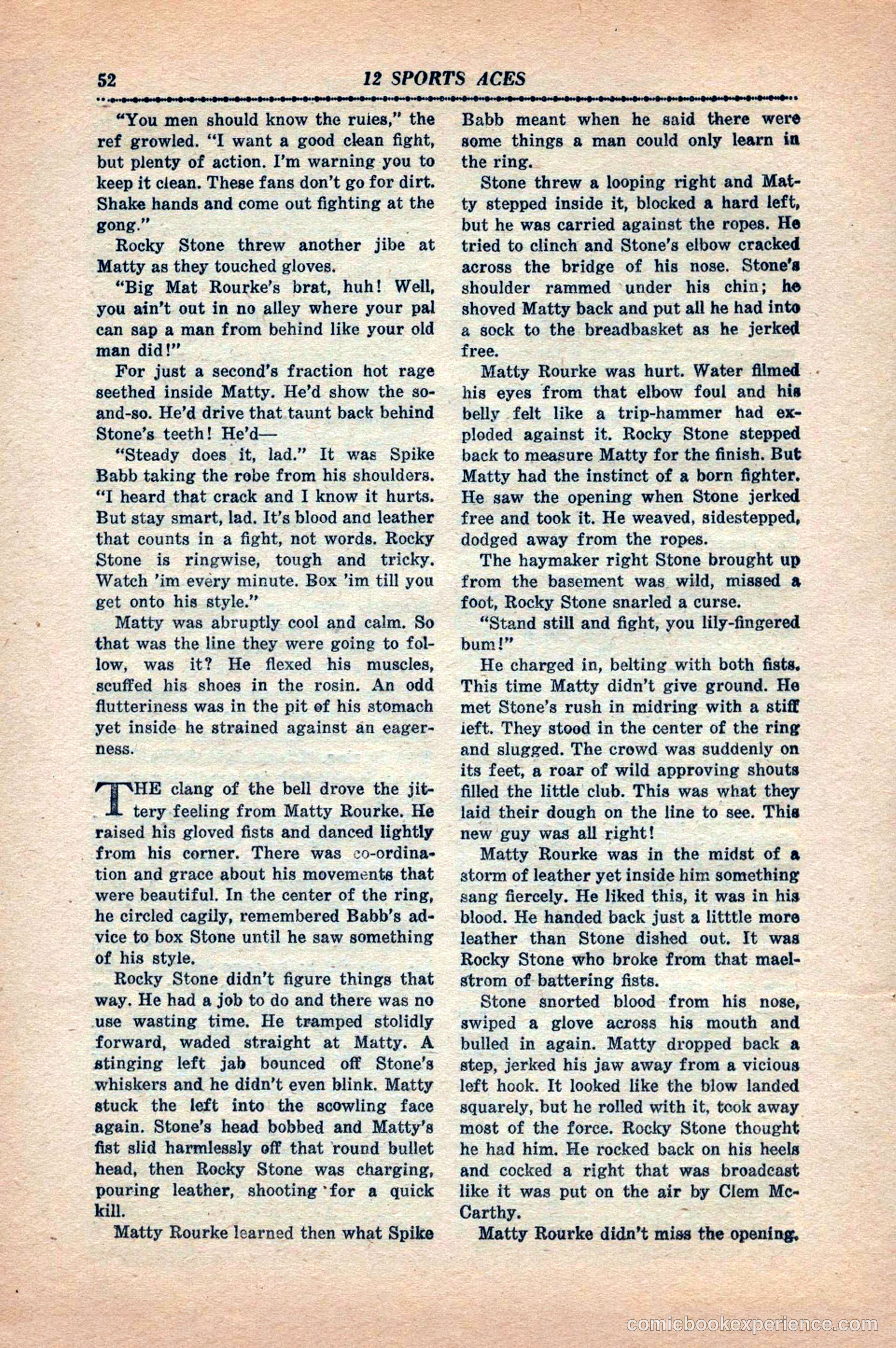 12 Sports Aces, May 1943 — page 54 of 100