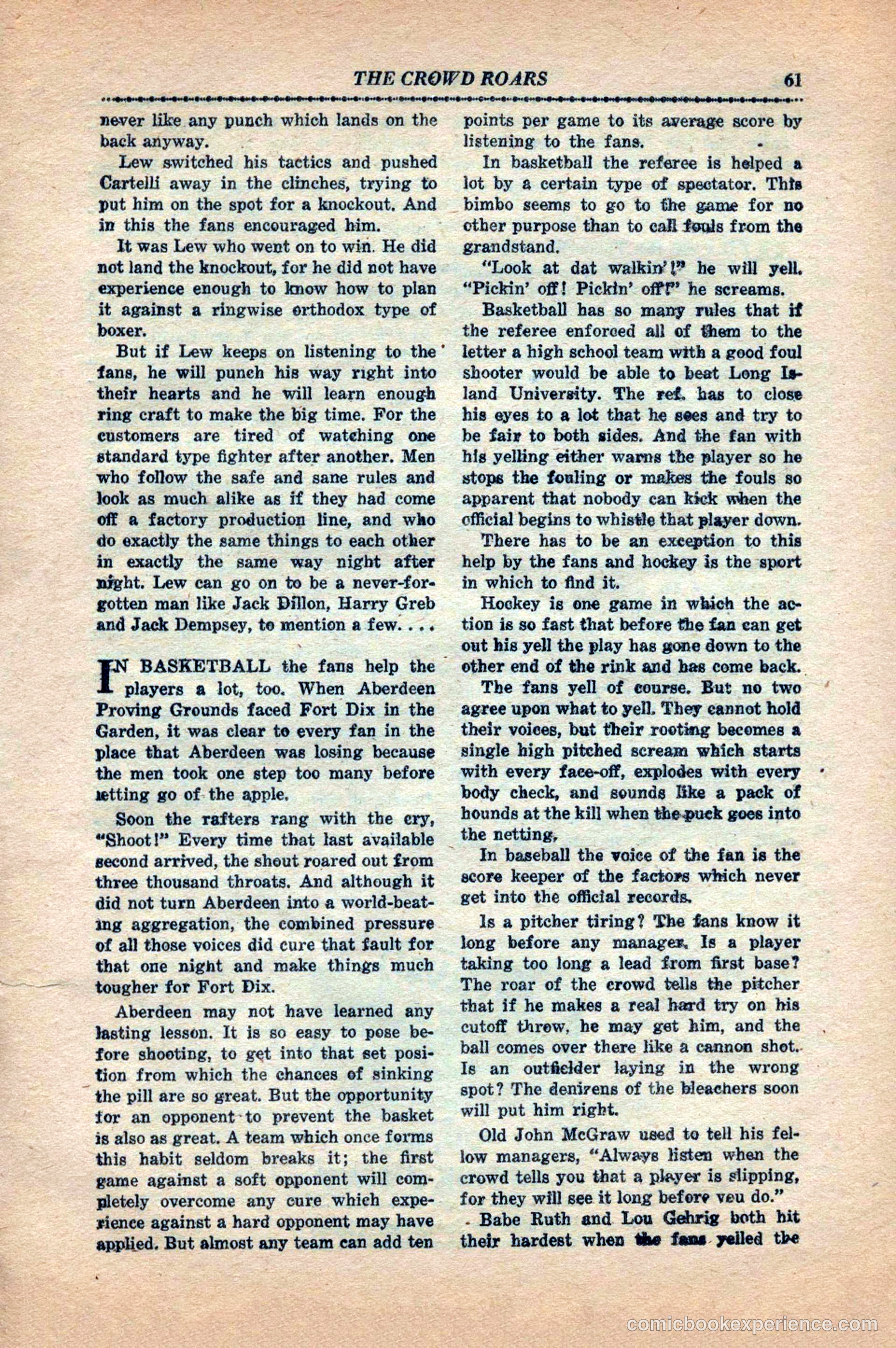 12 Sports Aces, May 1943 — page 63 of 100