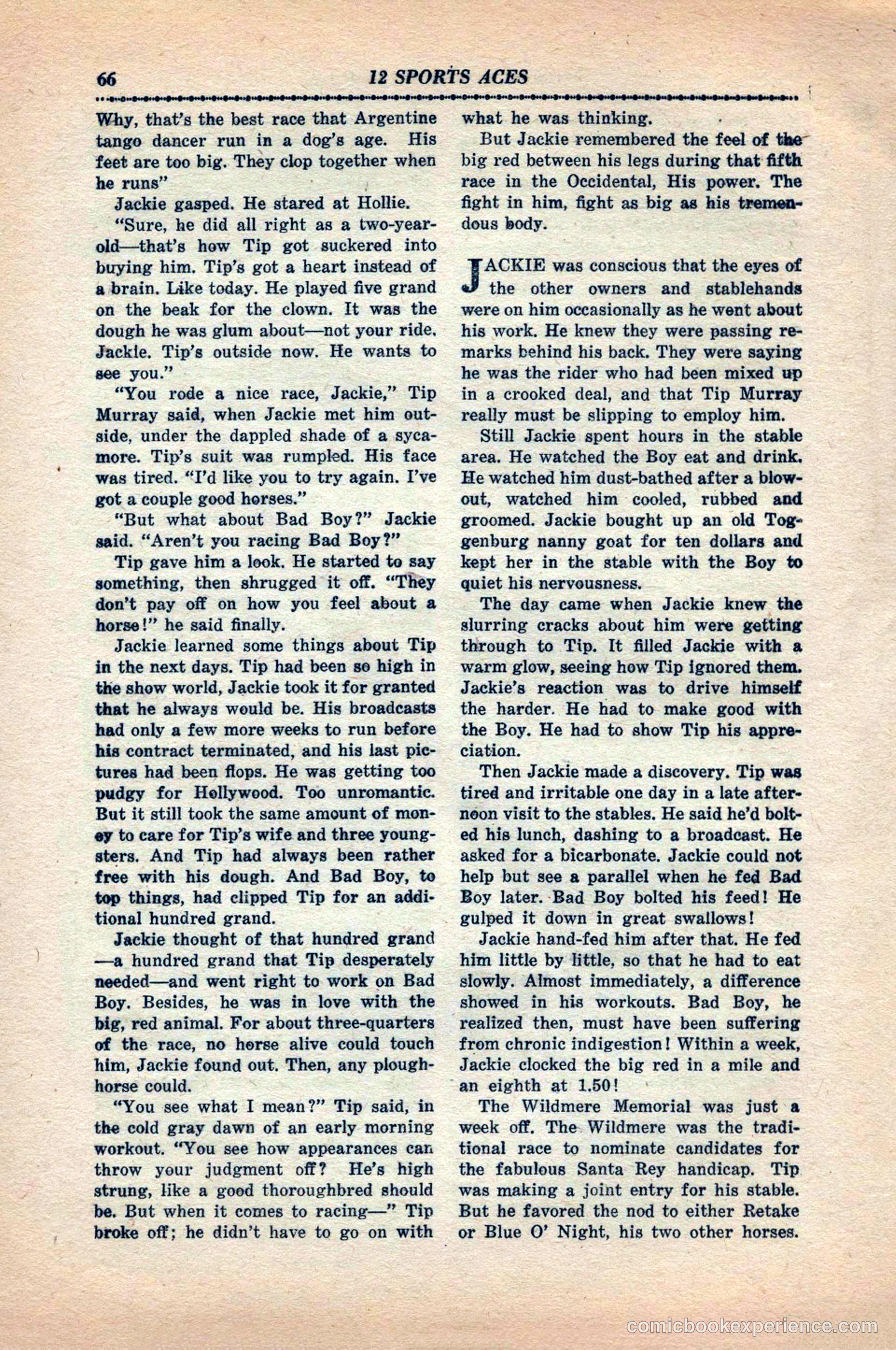 12 Sports Aces, May 1943 — page 68 of 100