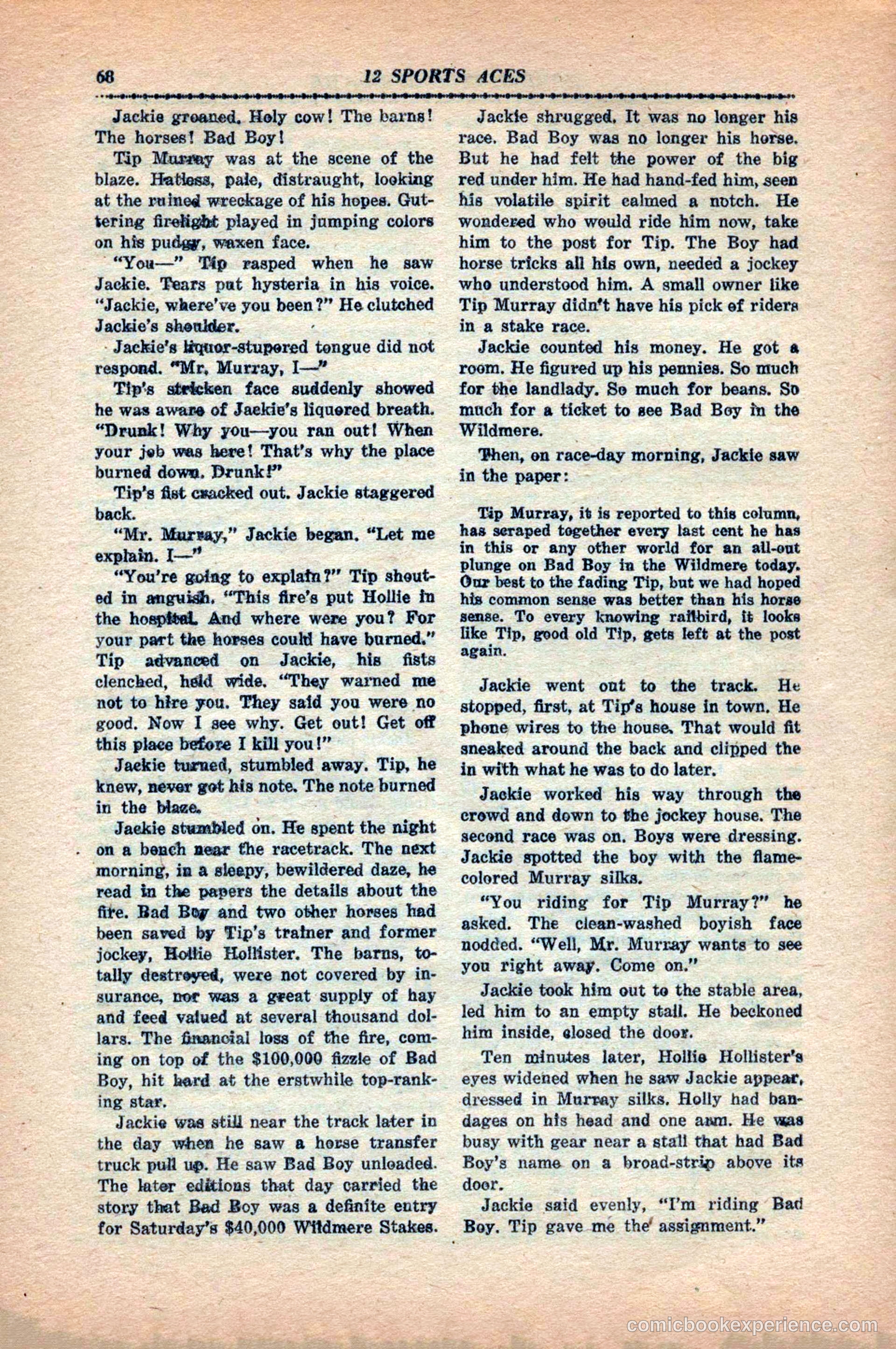 12 Sports Aces, May 1943 — page 70 of 100