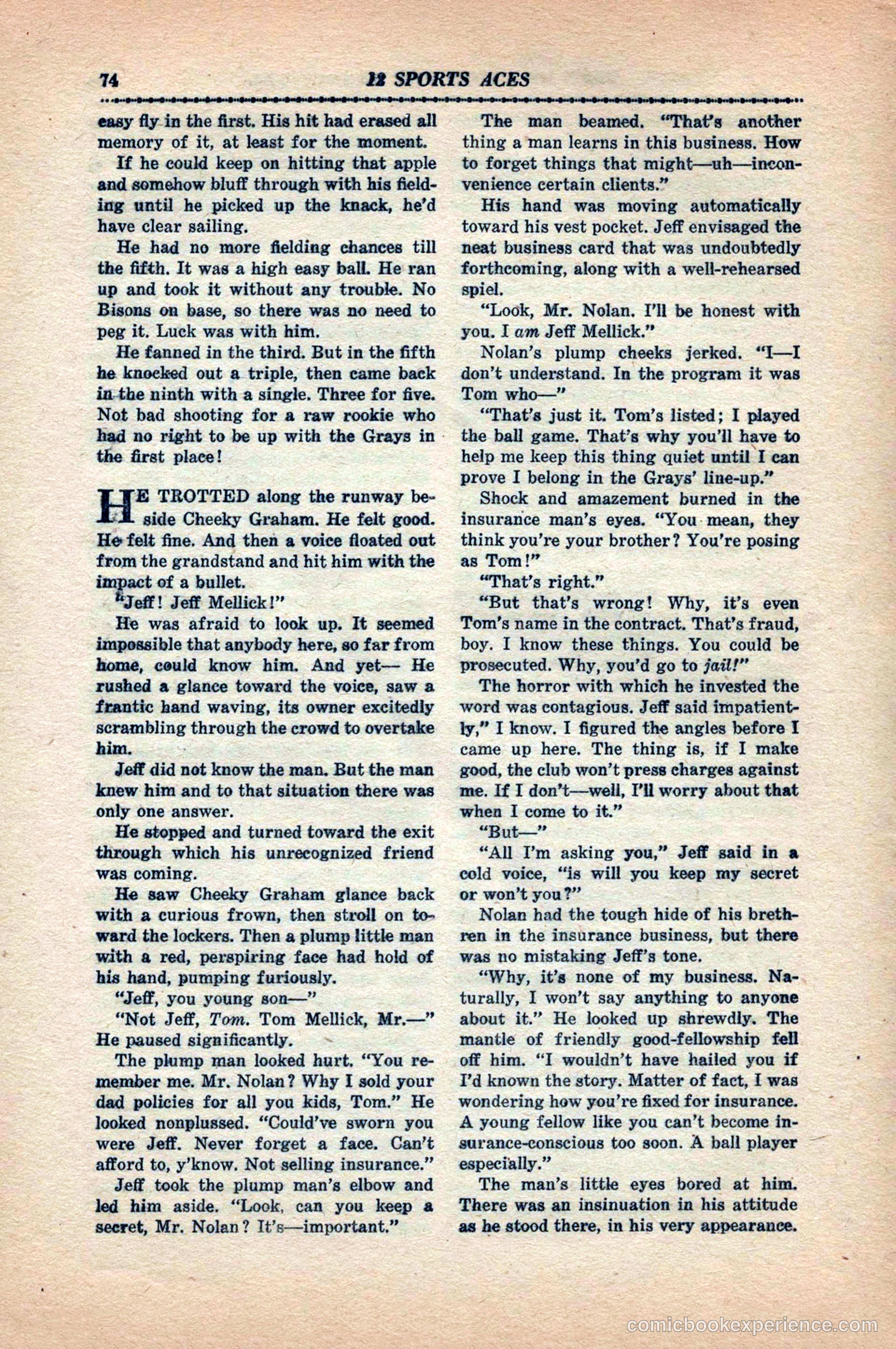 12 Sports Aces, May 1943 — page 76 of 100