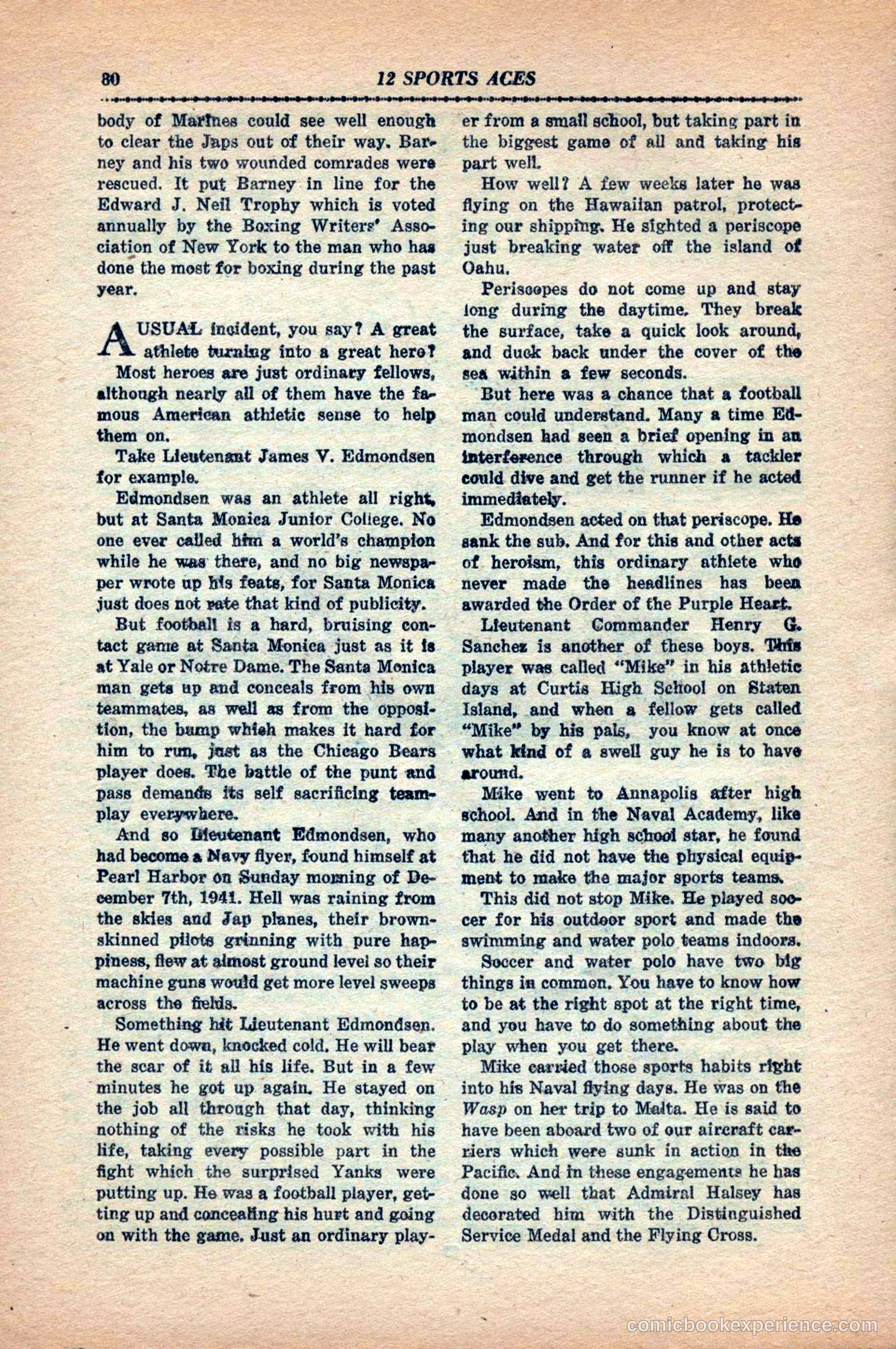 12 Sports Aces, May 1943 — page 82 of 100