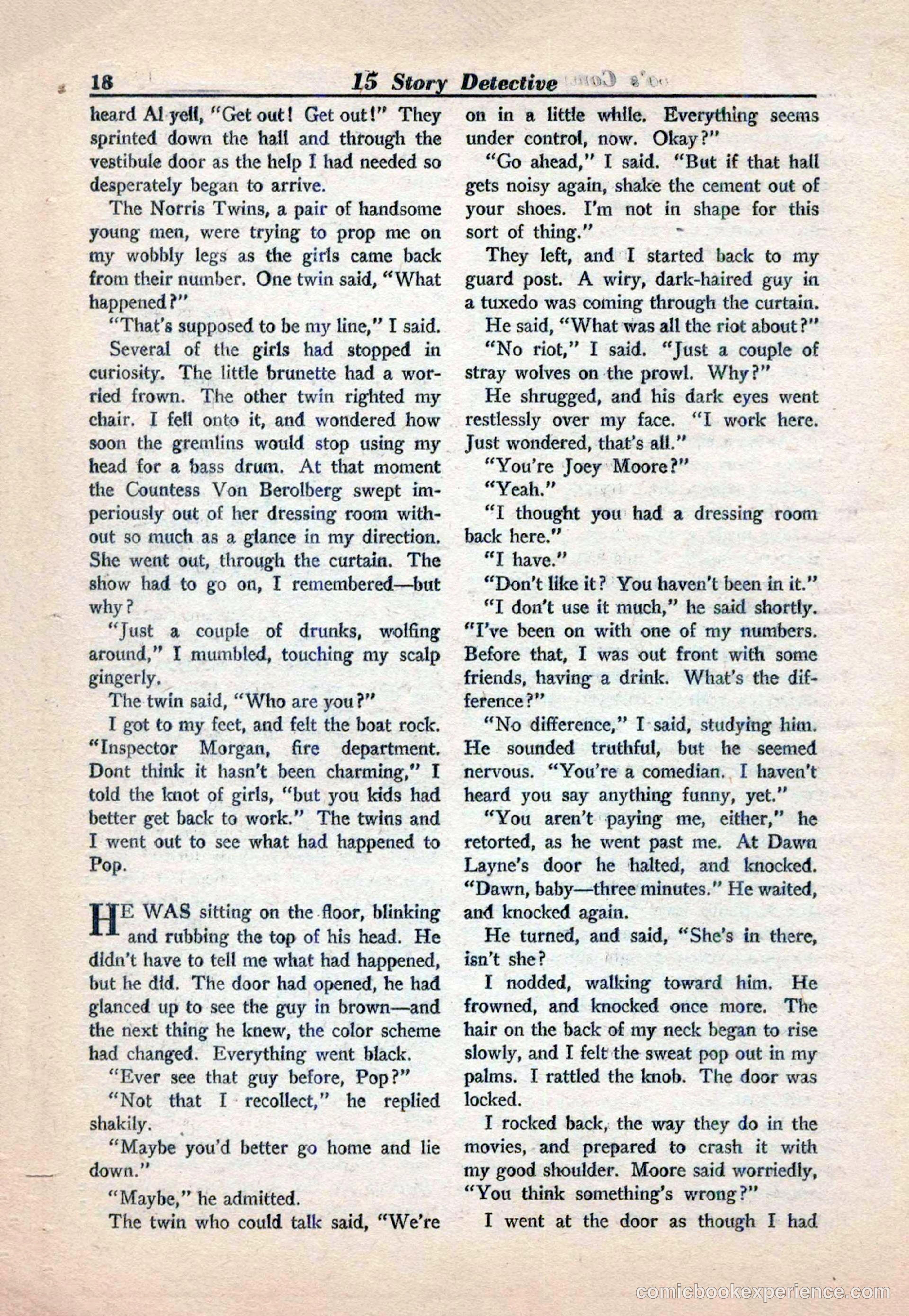 15 Story Detective, April 1950 — page 18 of 132