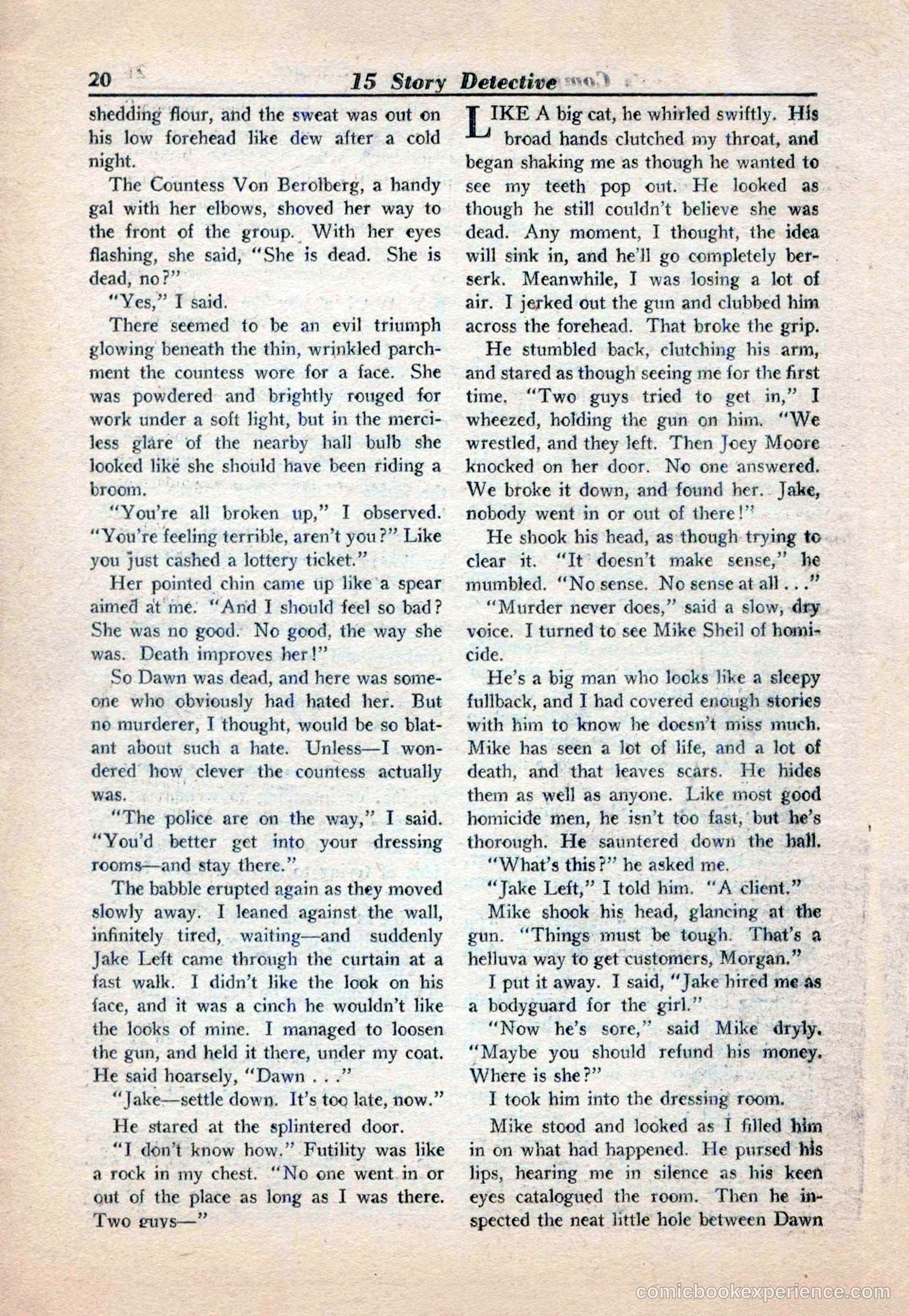 15 Story Detective, April 1950 — page 20 of 132