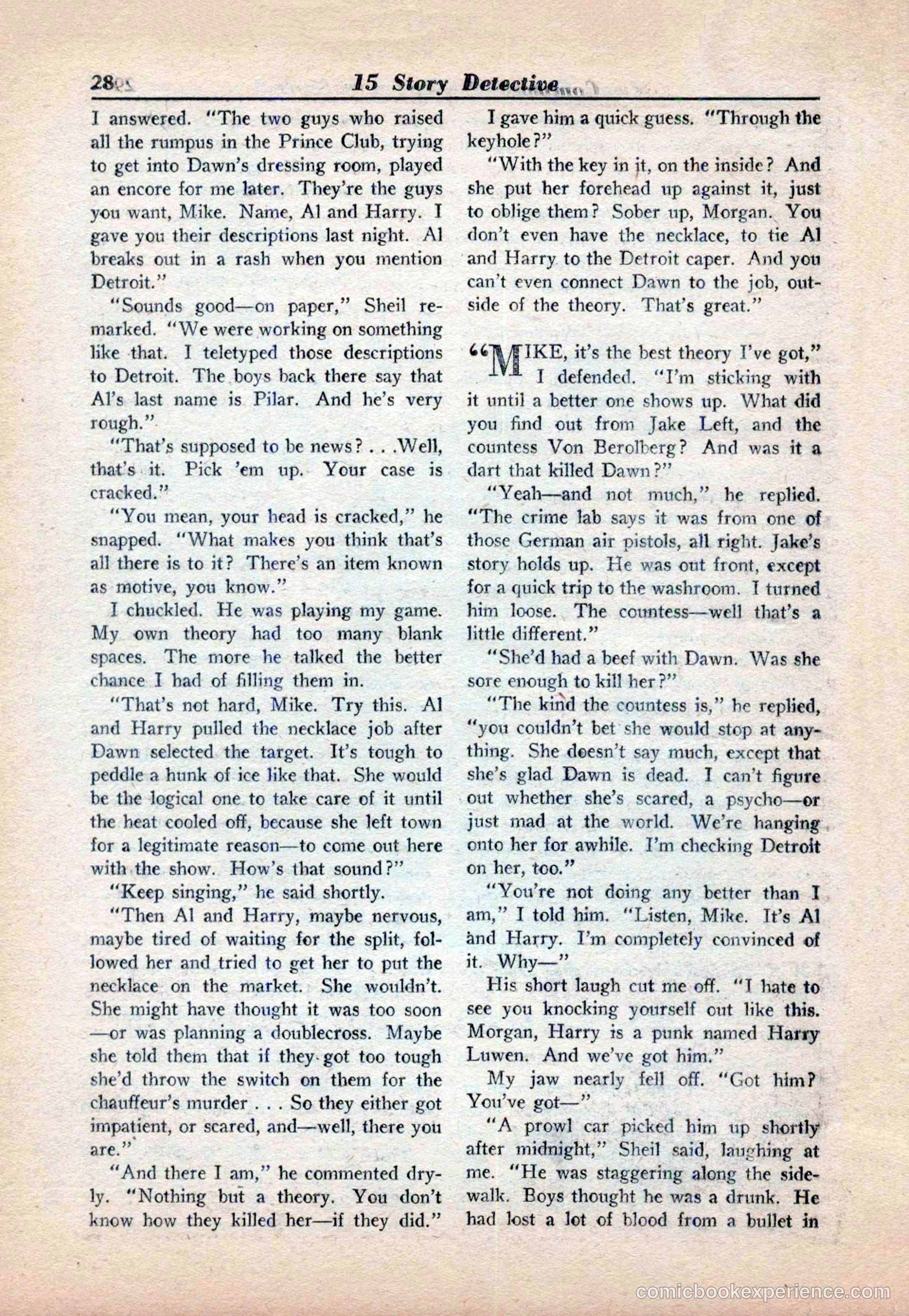 15 Story Detective, April 1950 — page 28 of 132