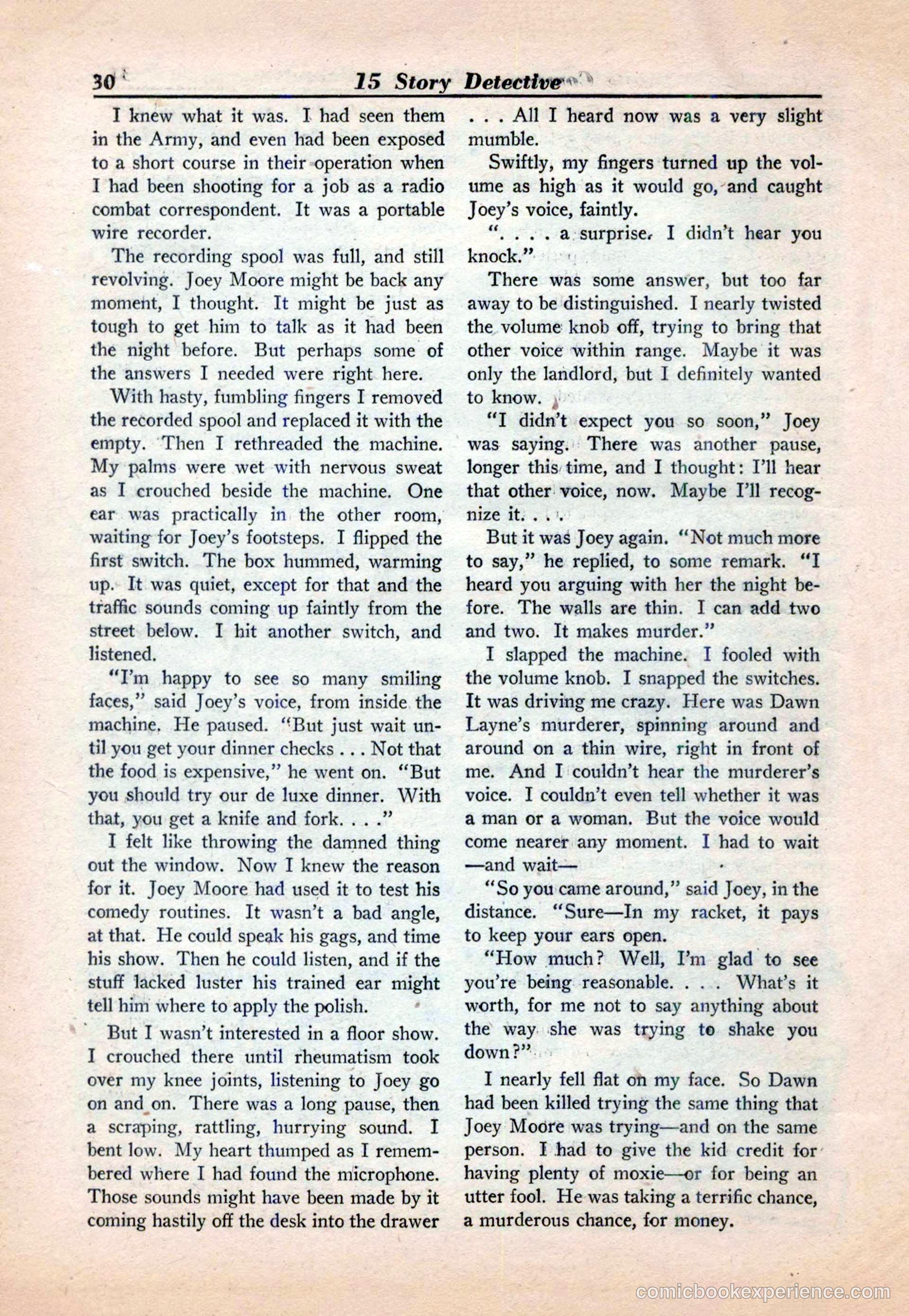 15 Story Detective, April 1950 — page 30 of 132