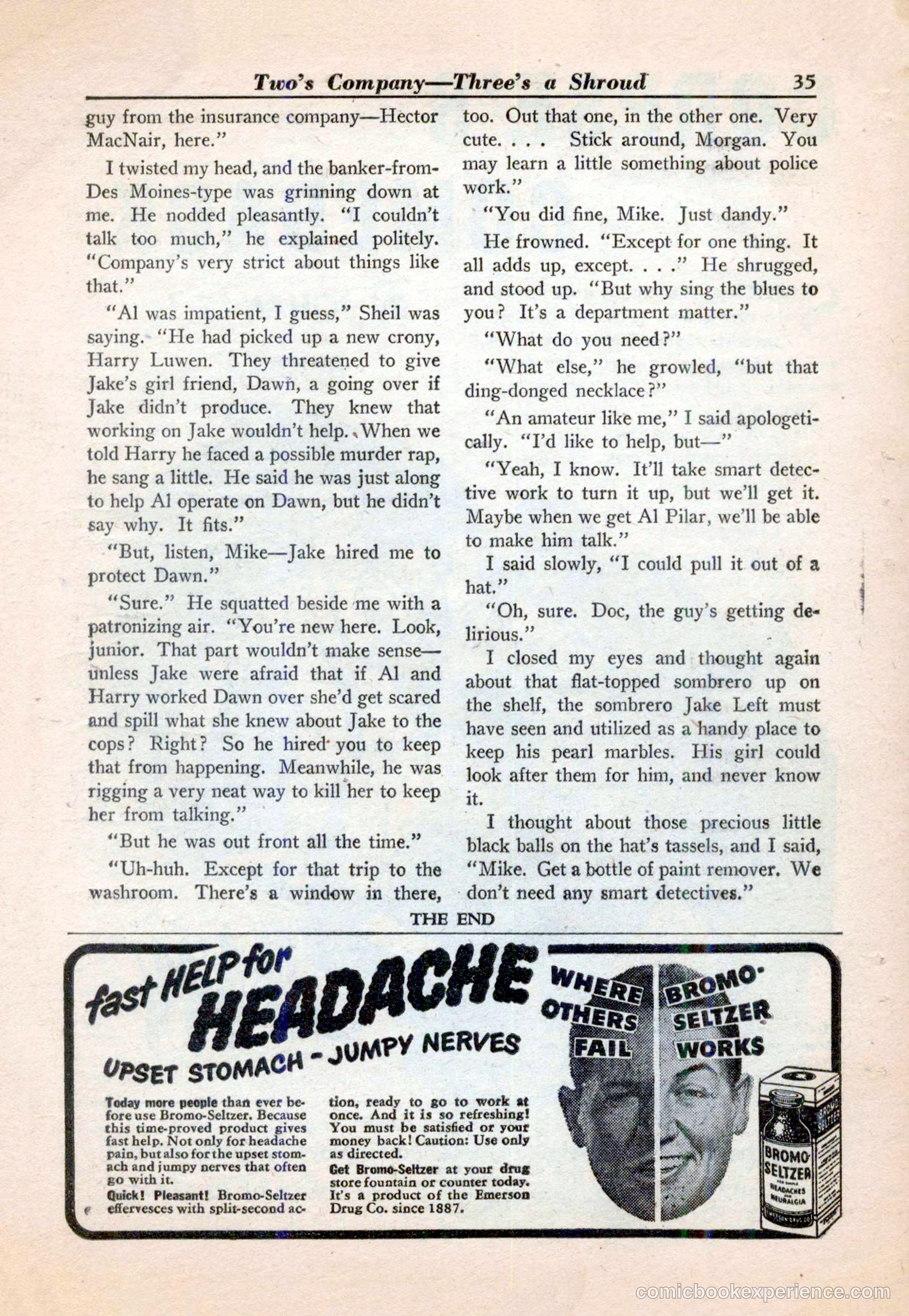 15 Story Detective, April 1950 — page 35 of 132