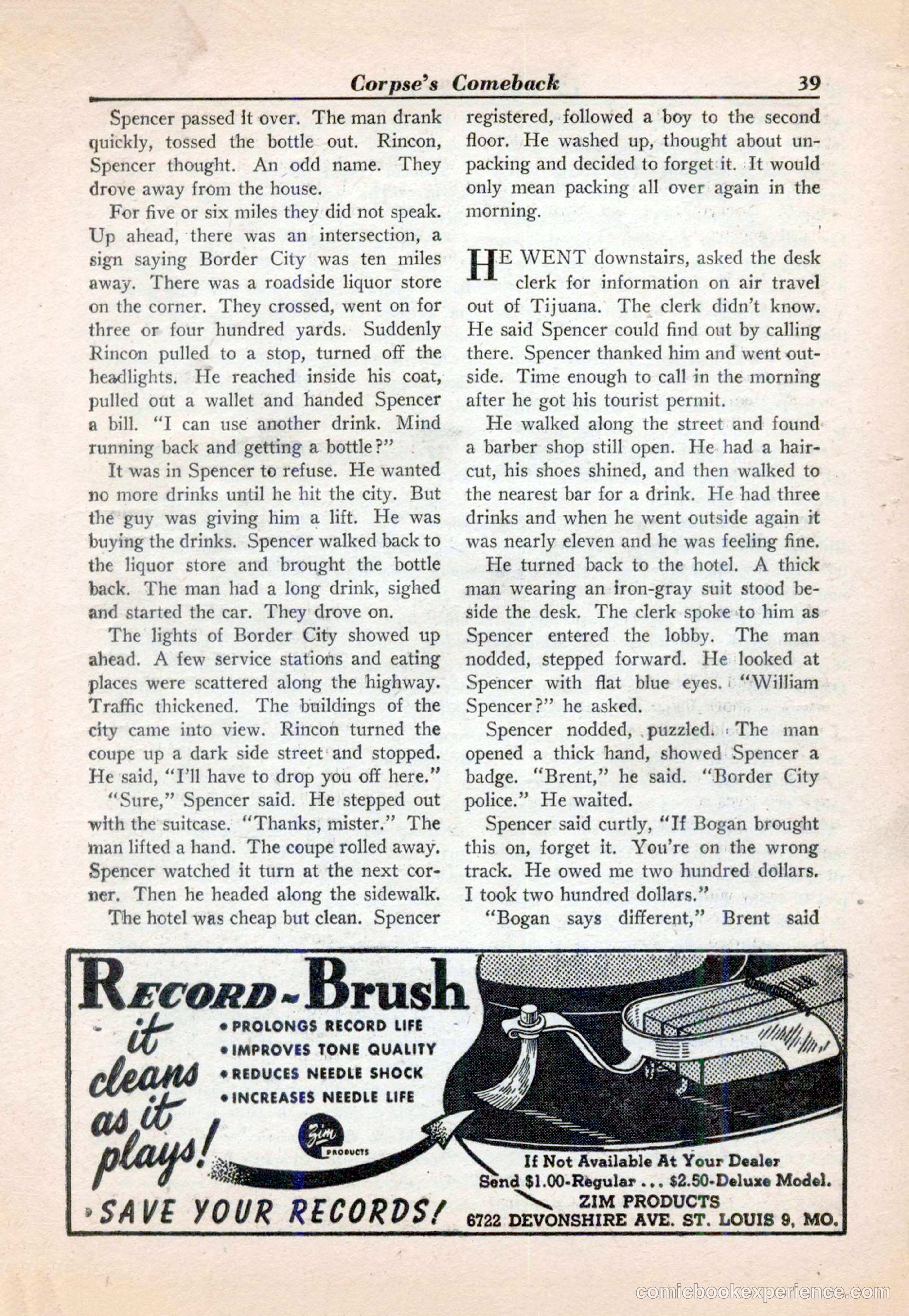 15 Story Detective, April 1950 — page 39 of 132