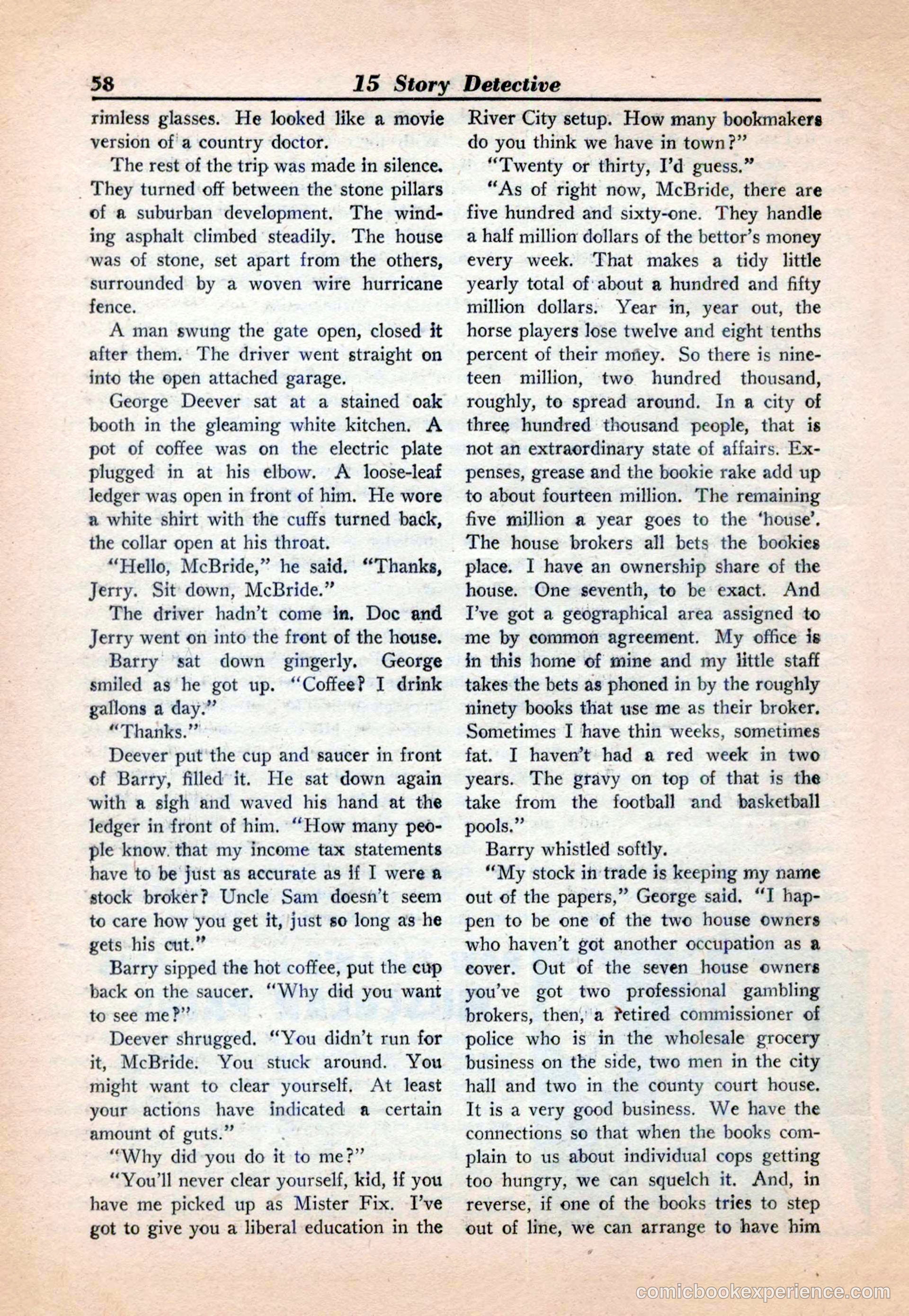 15 Story Detective, April 1950 — page 58 of 132