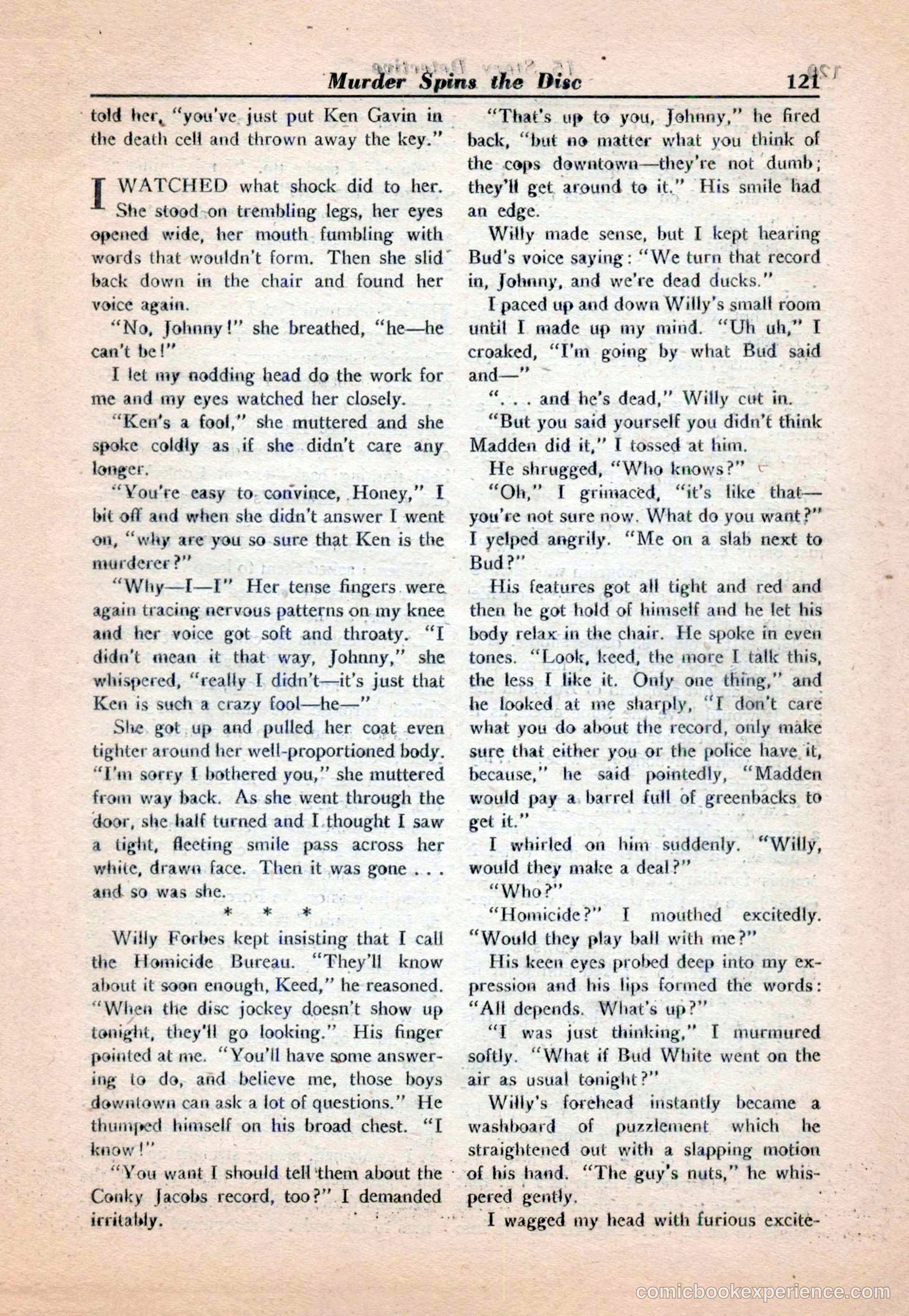 15 Story Detective, April 1950 — page 121 of 132