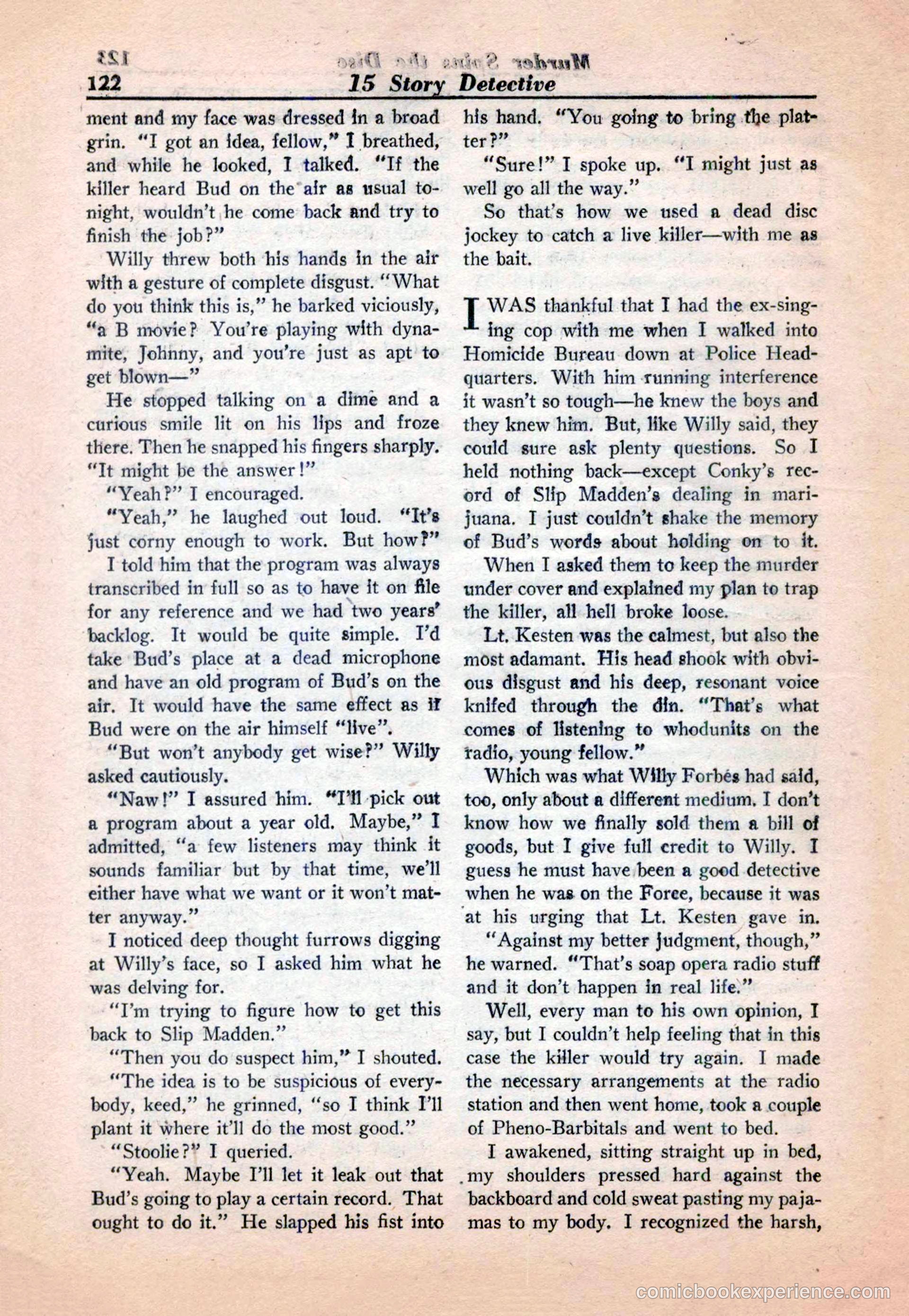 15 Story Detective, April 1950 — page 122 of 132