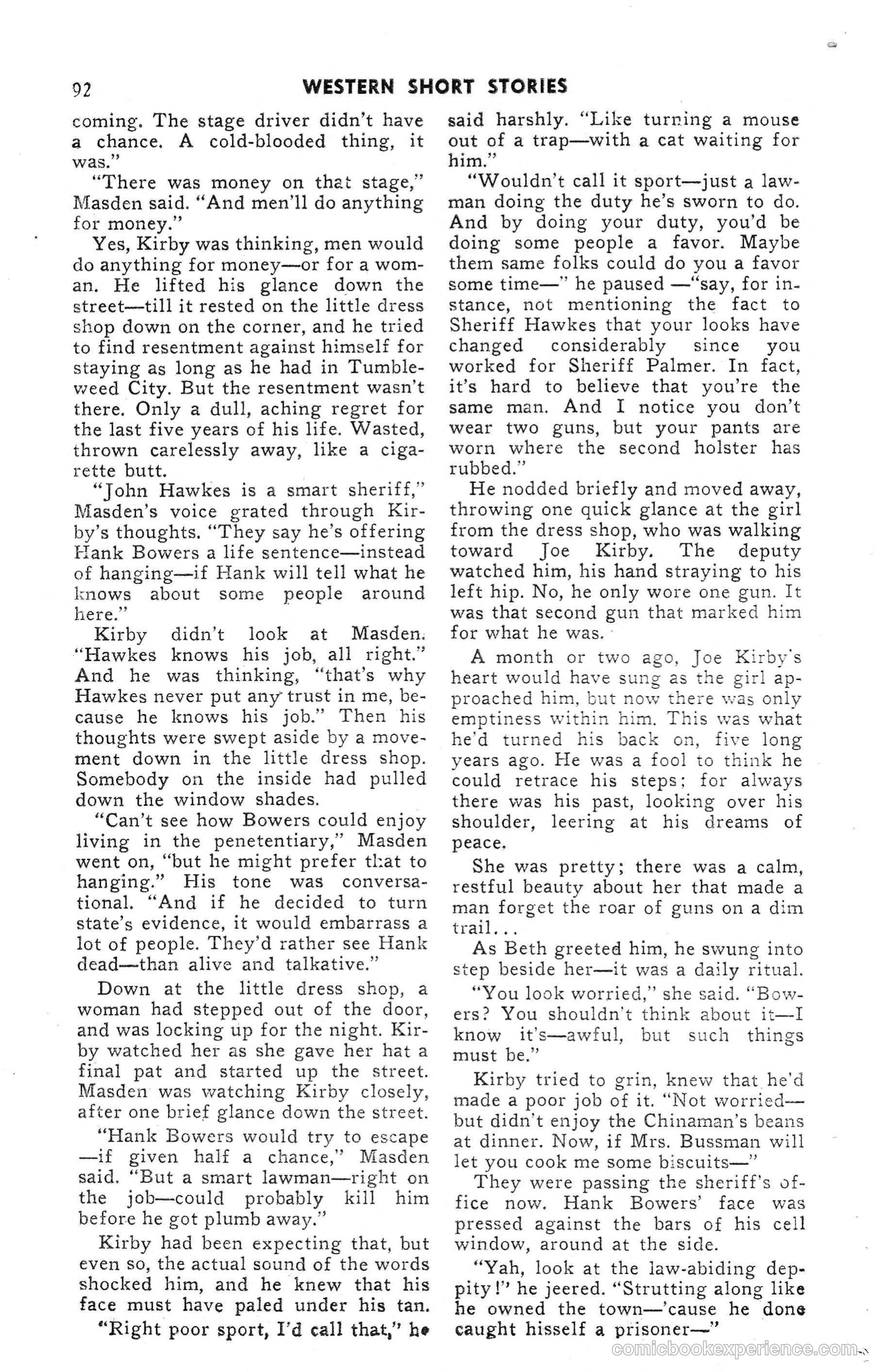 15 Western Short Stories — page 92 of 101