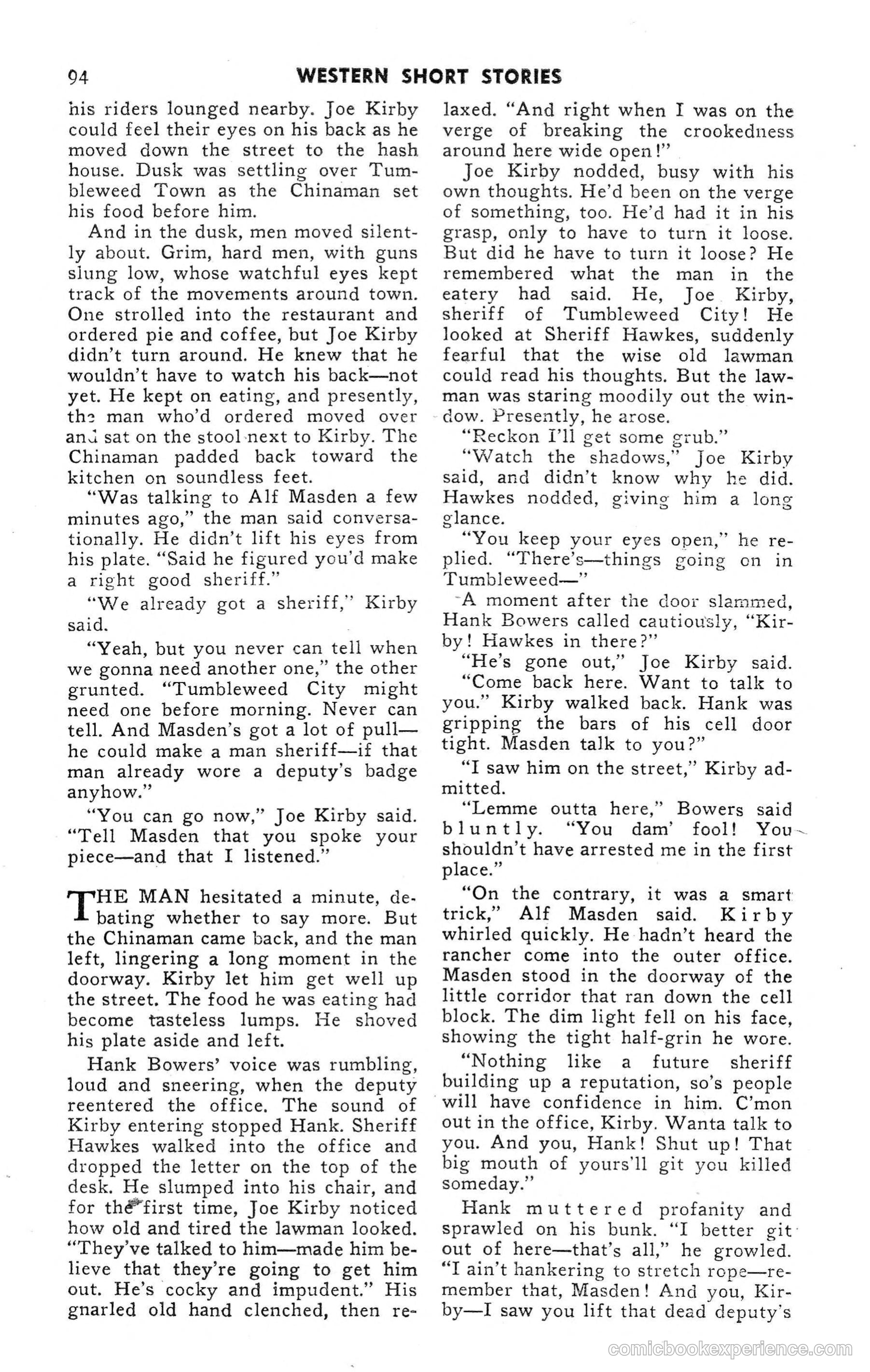 15 Western Short Stories — page 94 of 101
