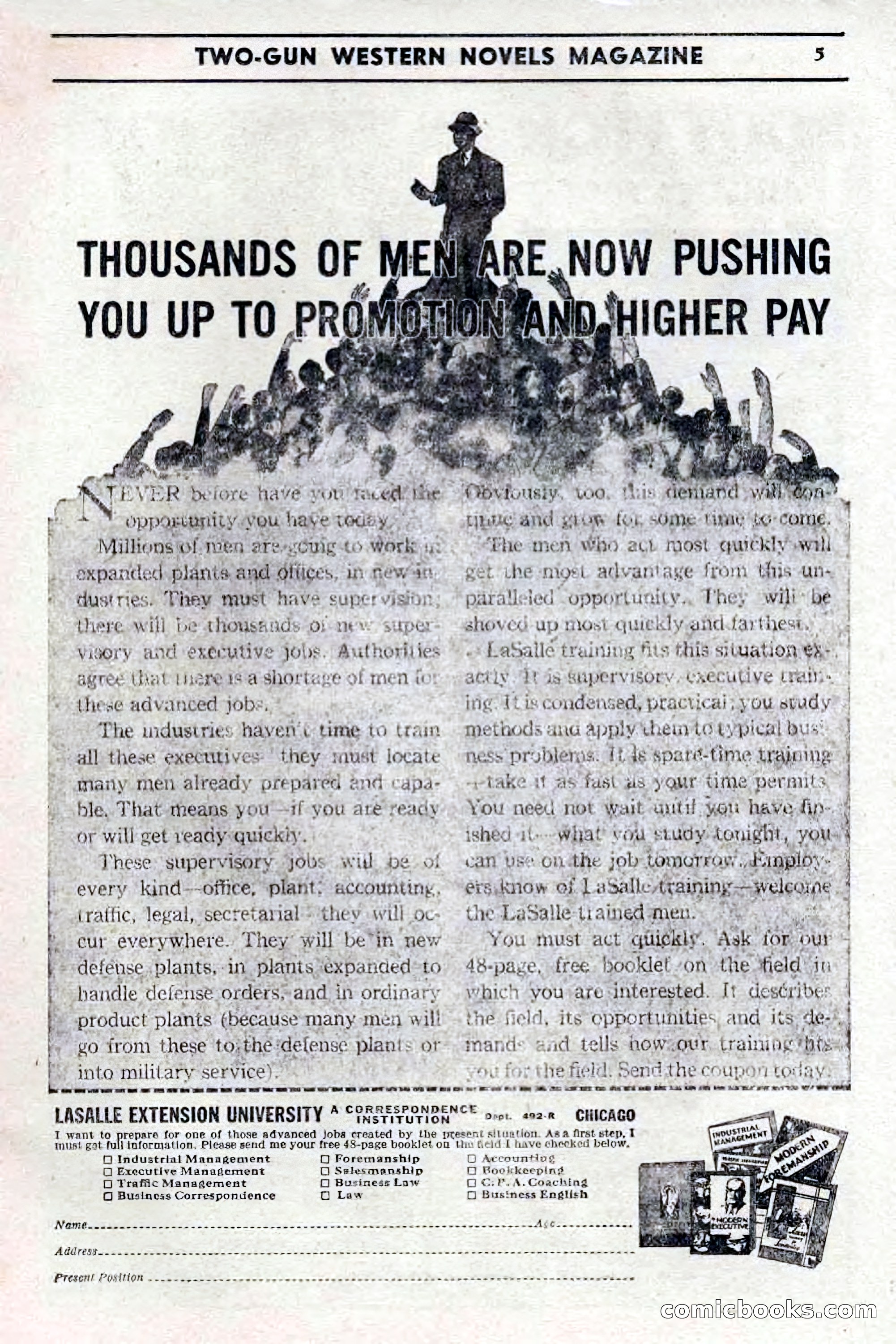 Two-Gun Western Novels Magazine, April 1942 — page 5 of 116