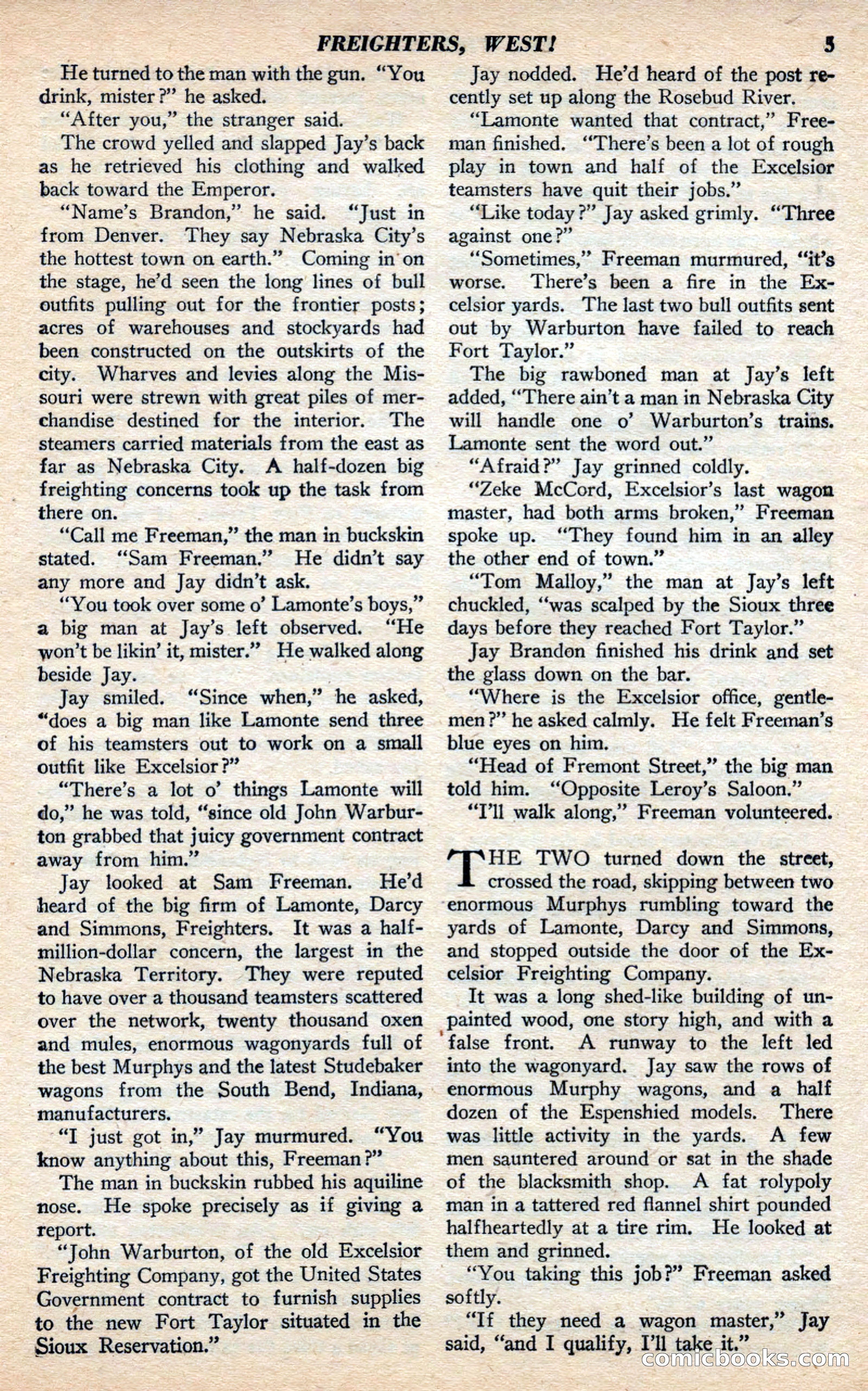 Frontier Stories, Fall 1944 — page 7 of 132