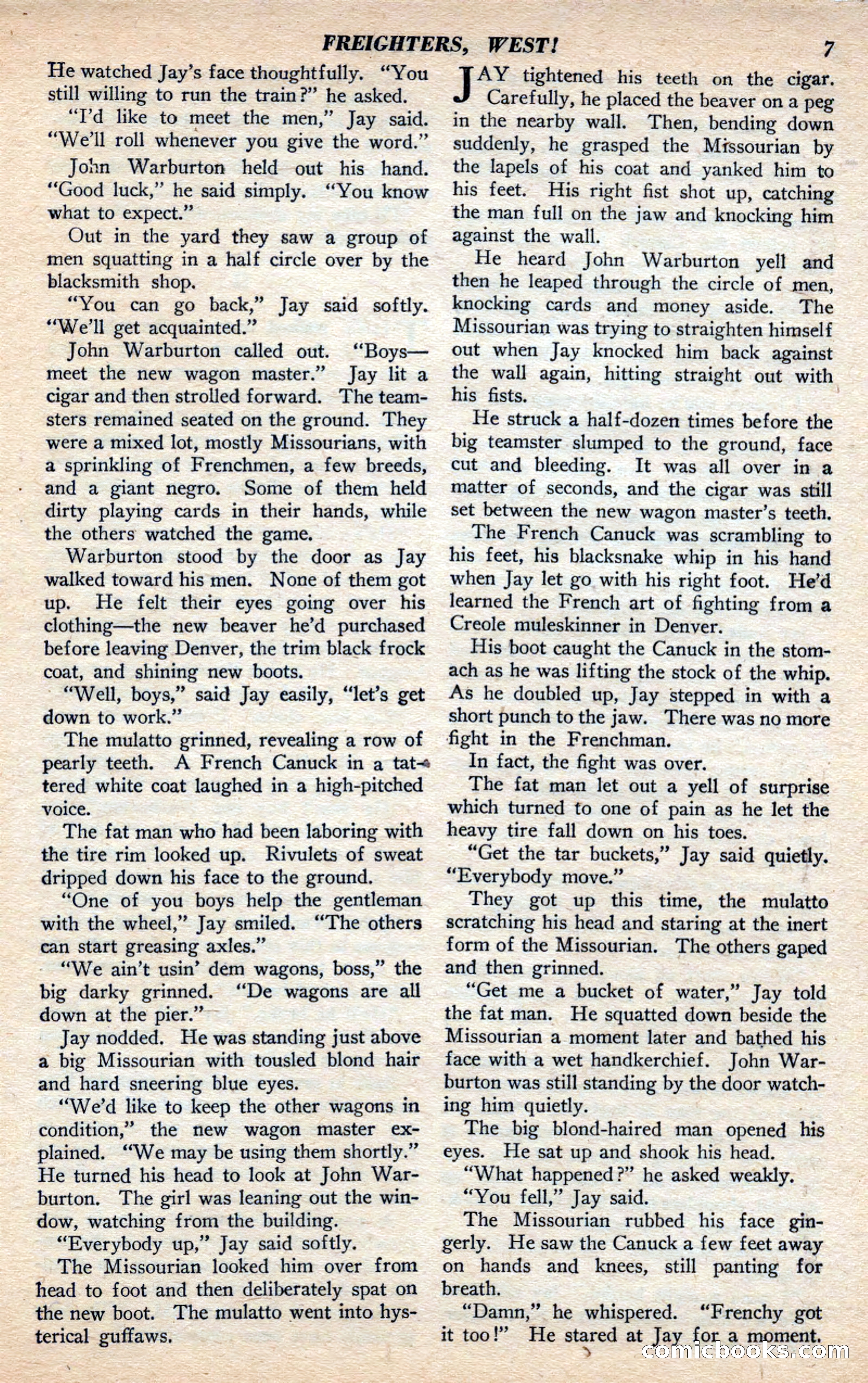 Frontier Stories, Fall 1944 — page 9 of 132