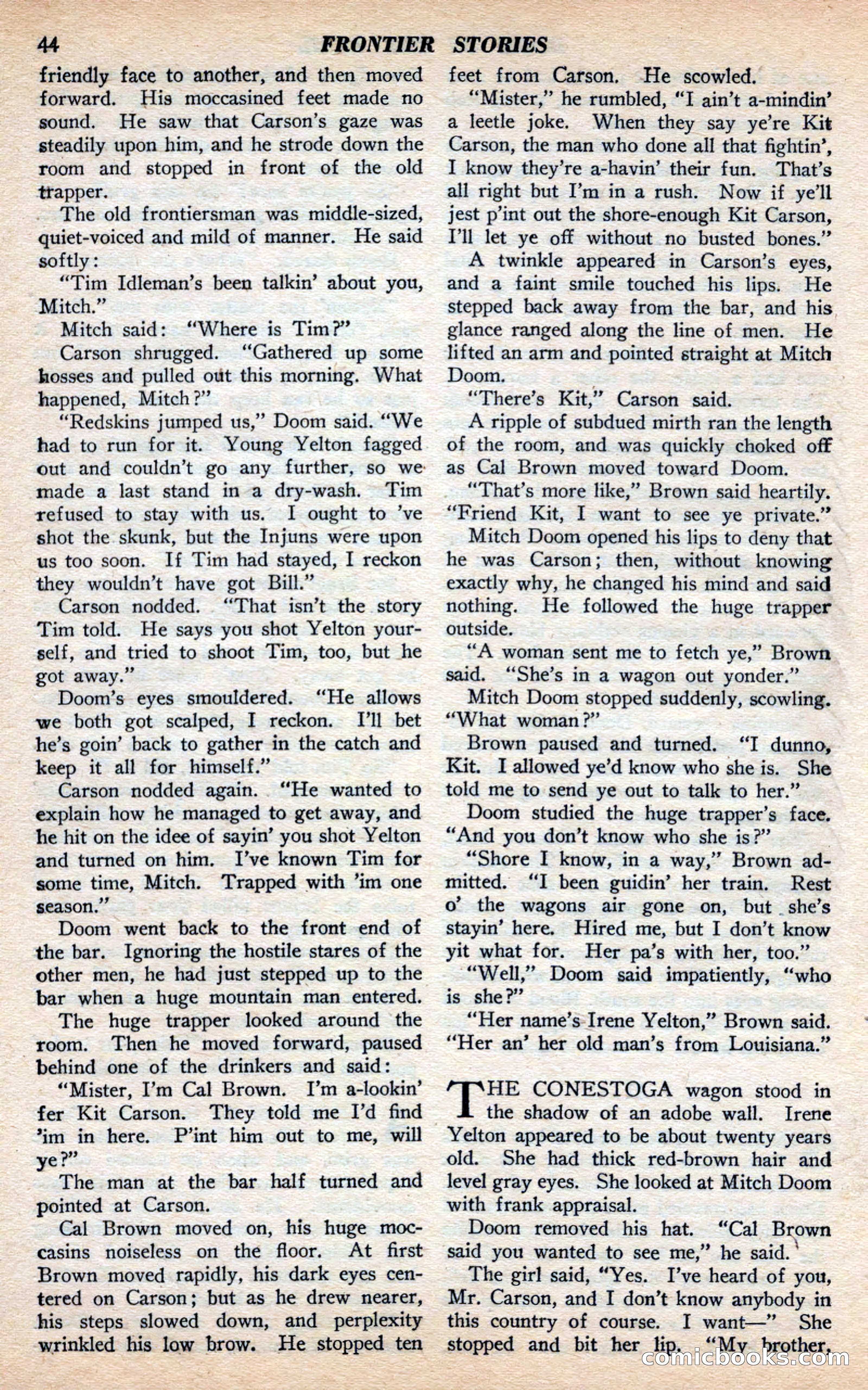 Frontier Stories, Fall 1944 — page 46 of 132
