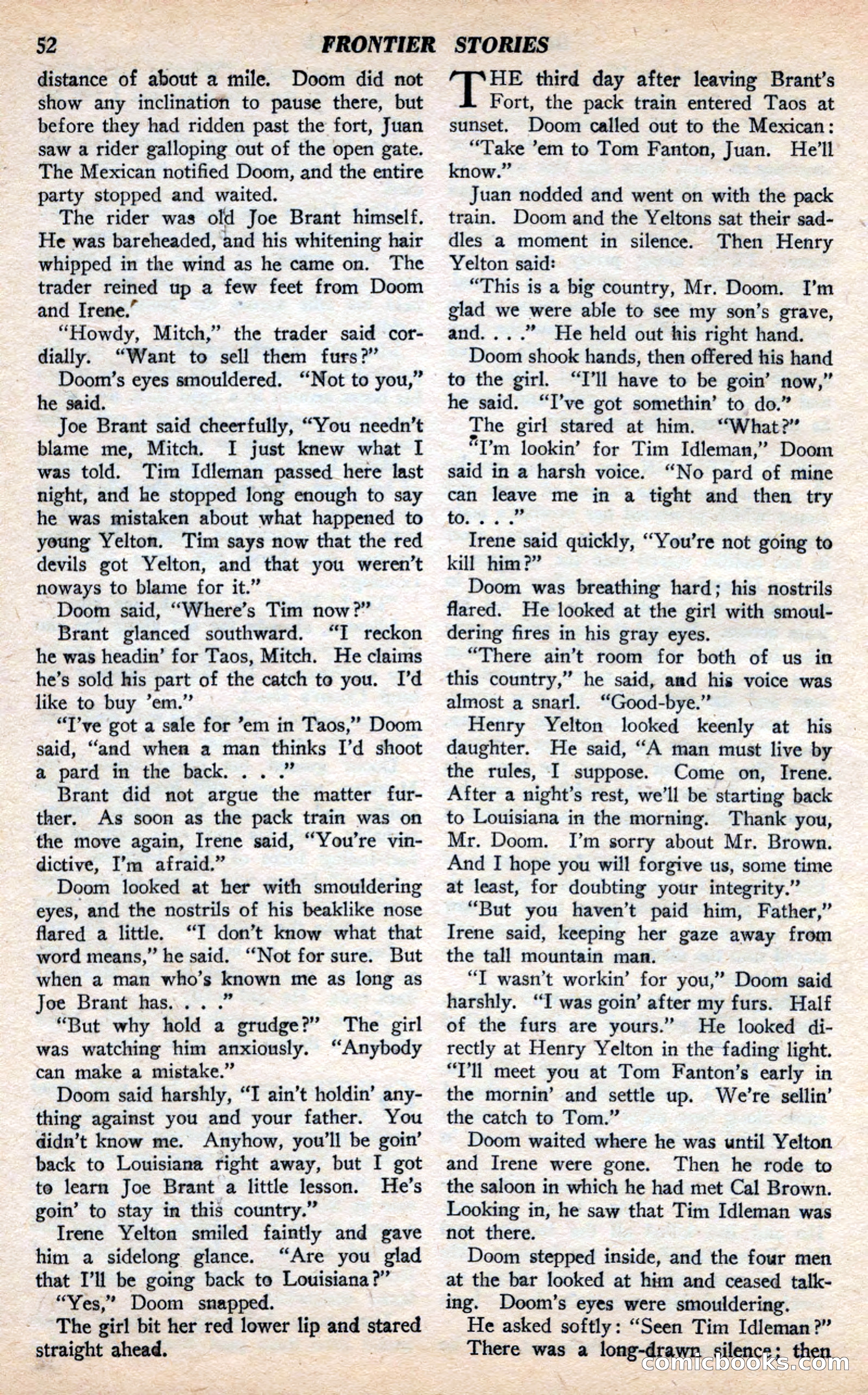 Frontier Stories, Fall 1944 — page 54 of 132