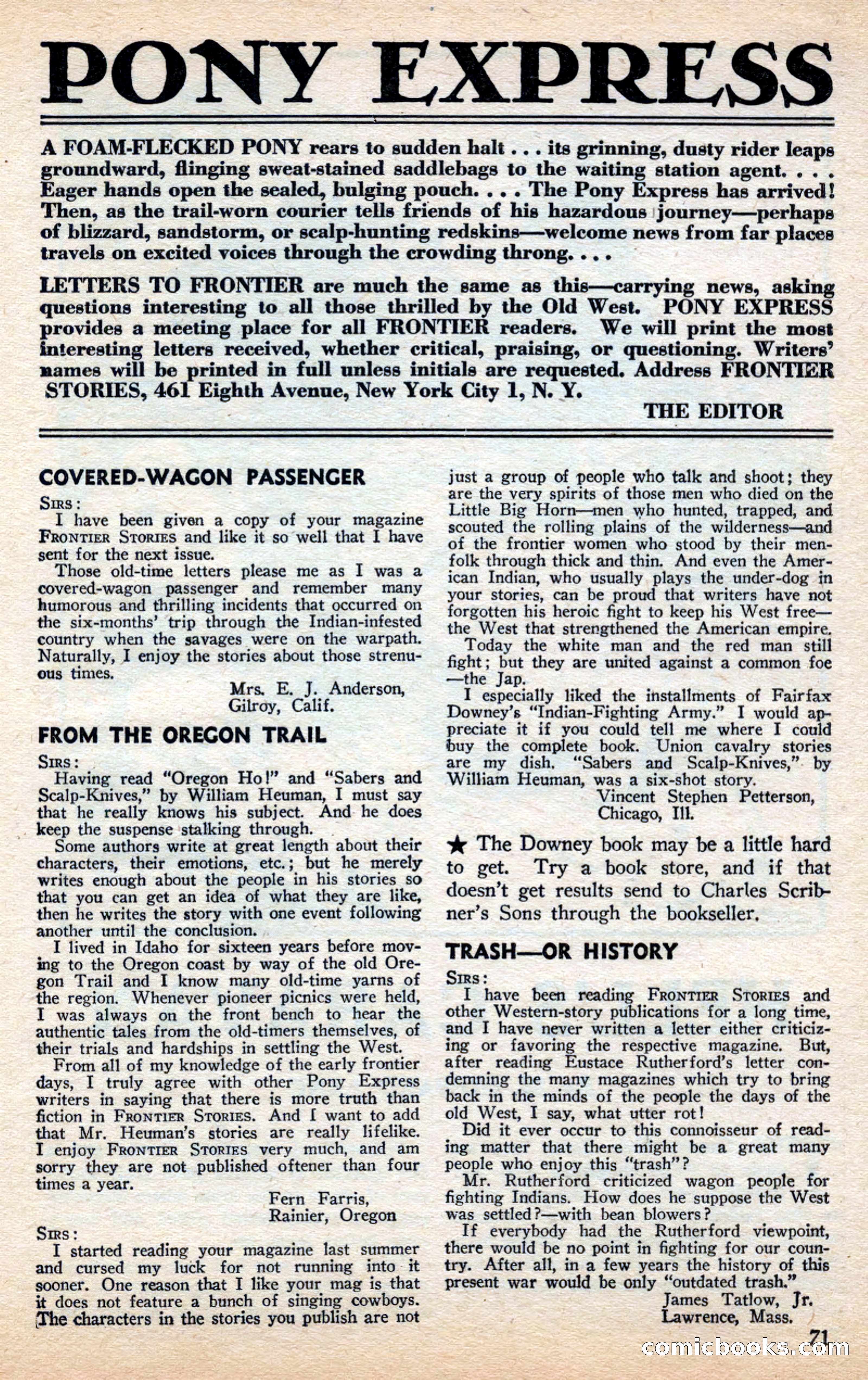 Frontier Stories, Fall 1944 — page 73 of 132