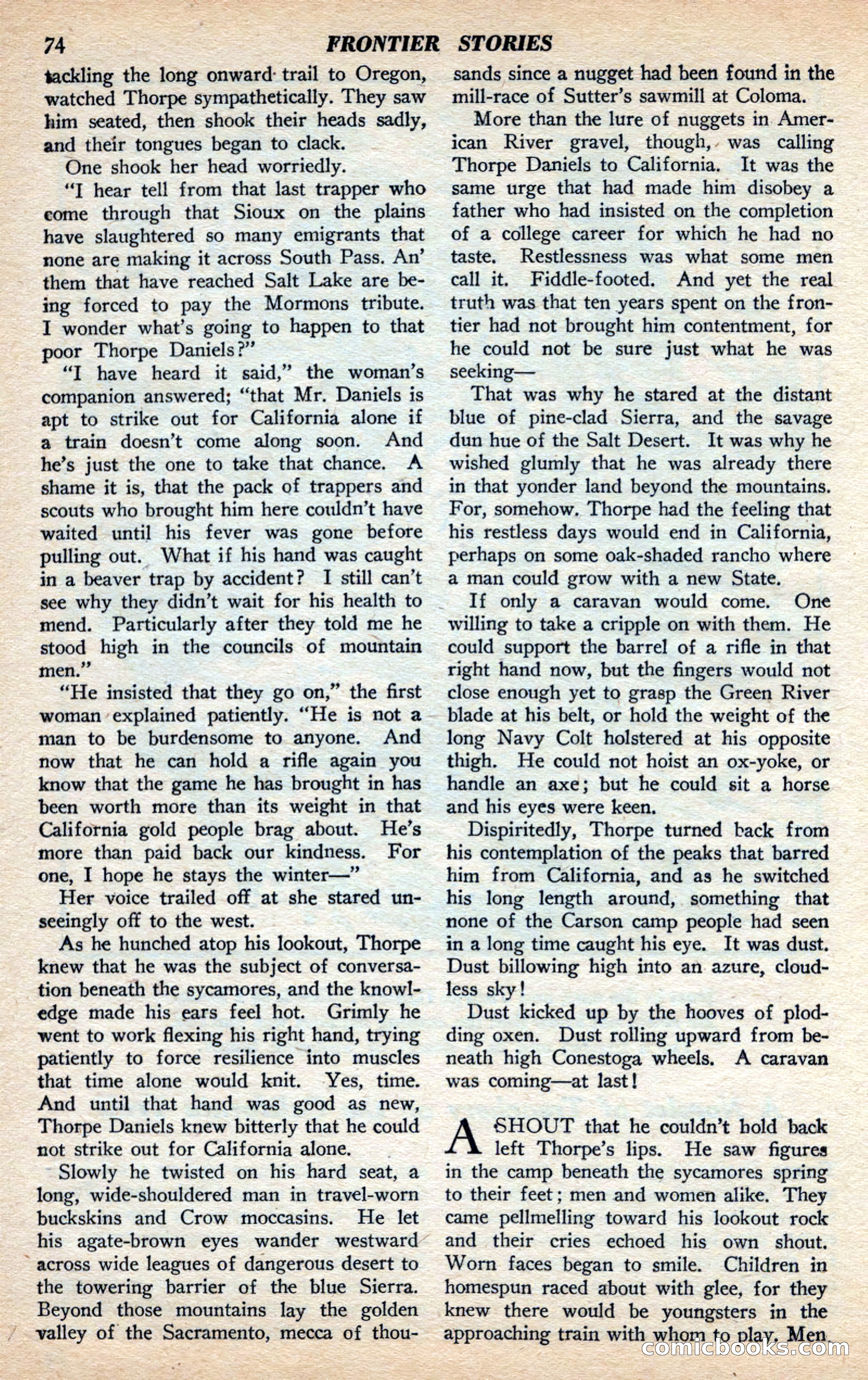 Frontier Stories, Fall 1944 — page 76 of 132