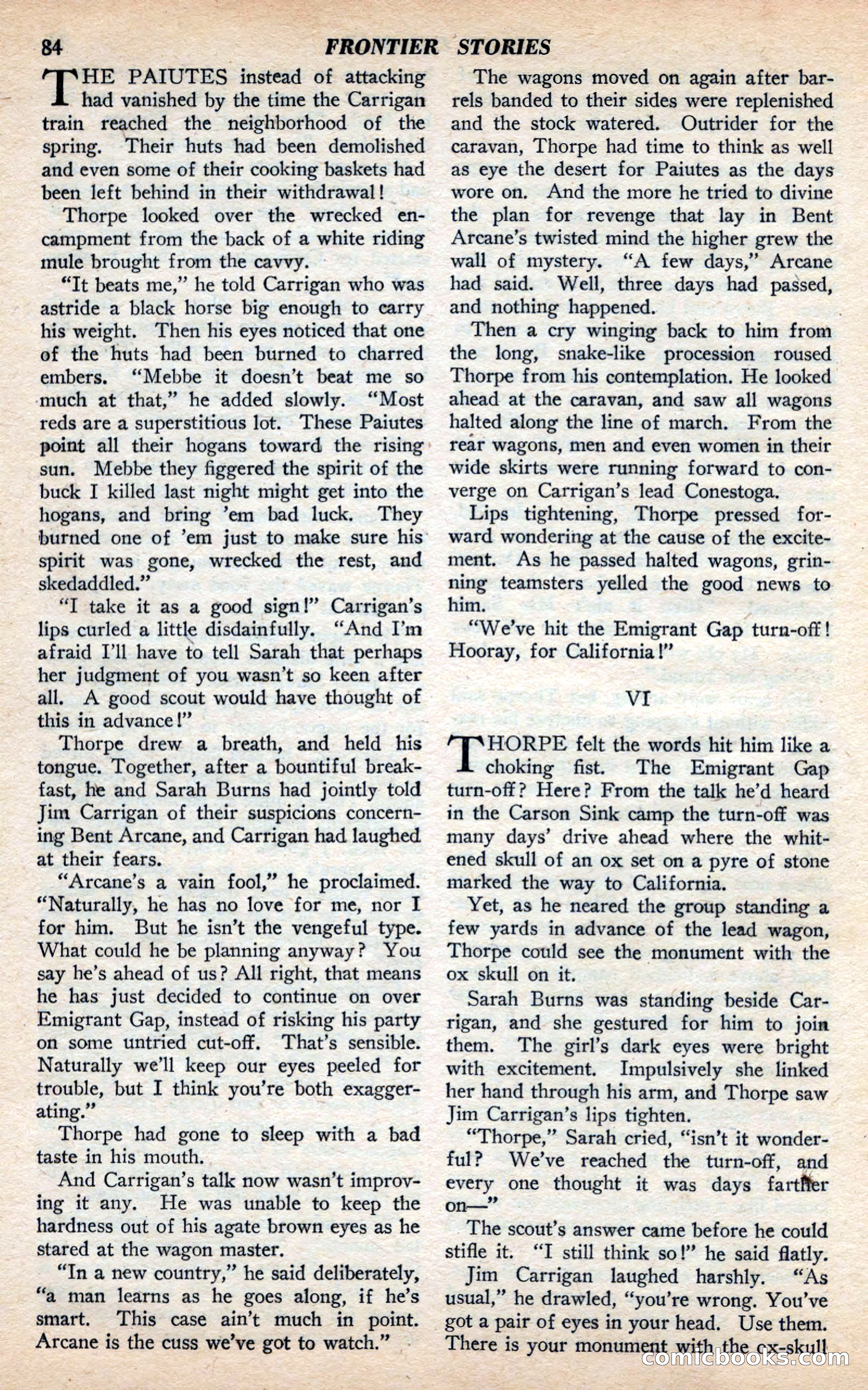 Frontier Stories, Fall 1944 — page 86 of 132