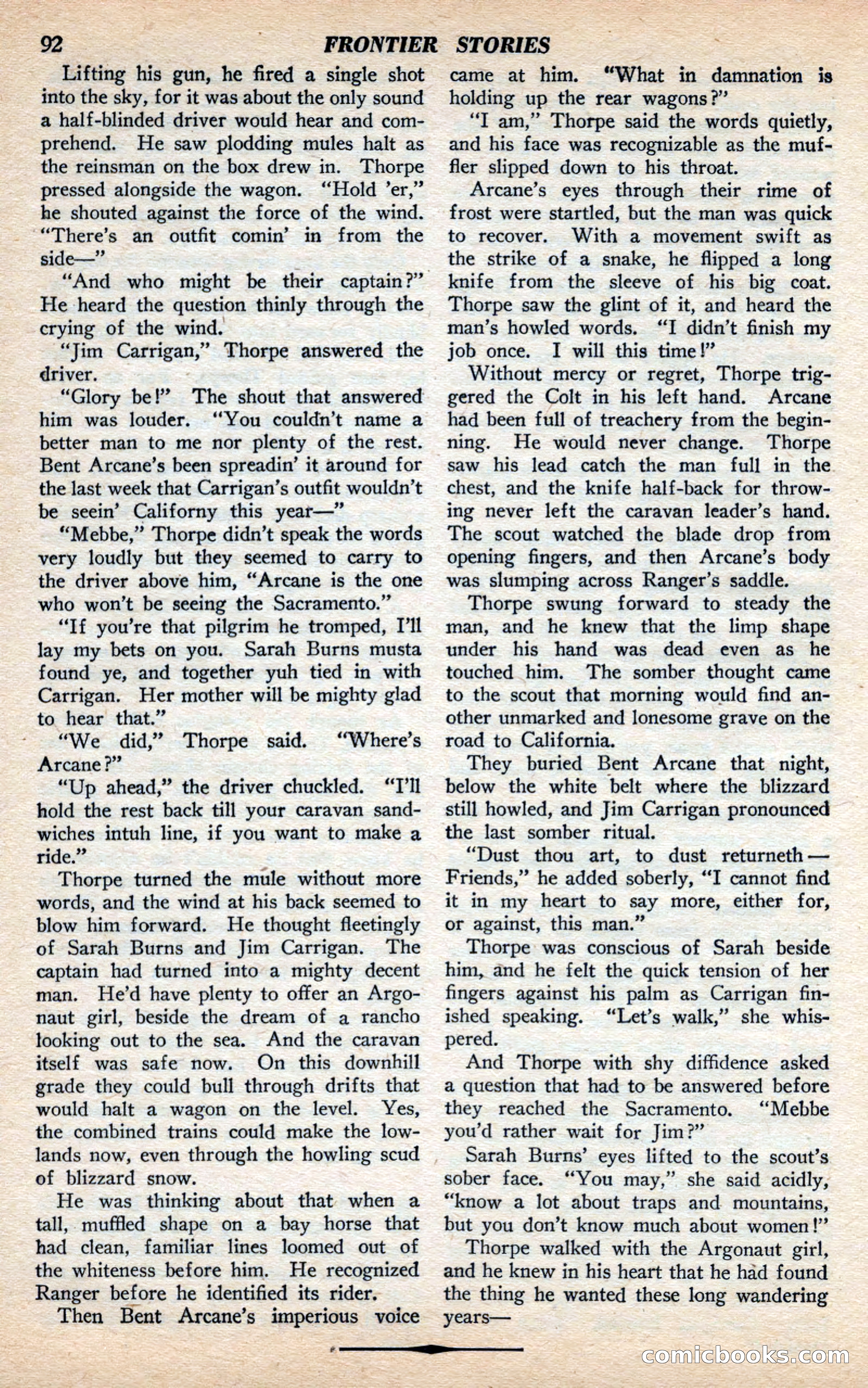 Frontier Stories, Fall 1944 — page 94 of 132