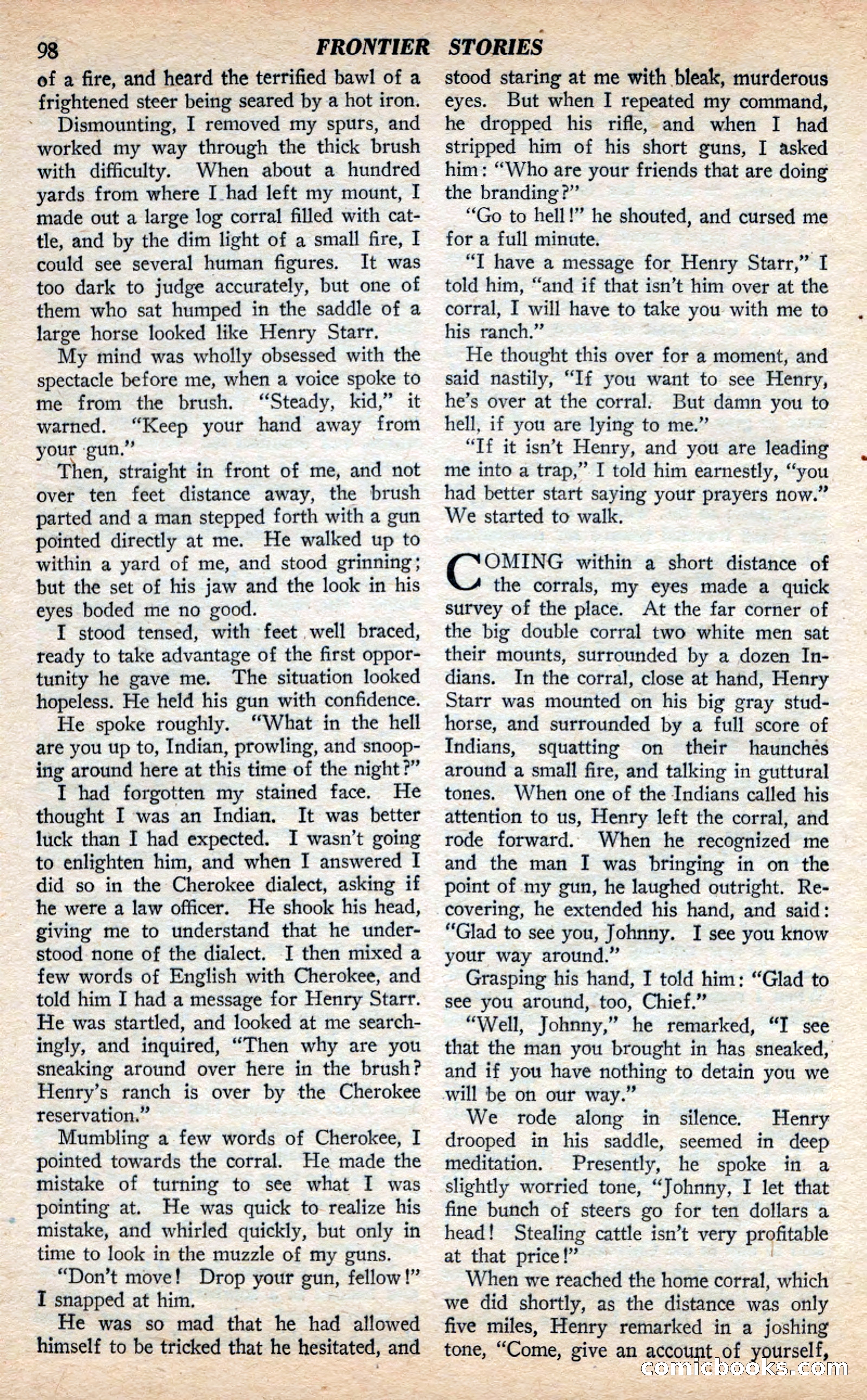 Frontier Stories, Fall 1944 — page 100 of 132