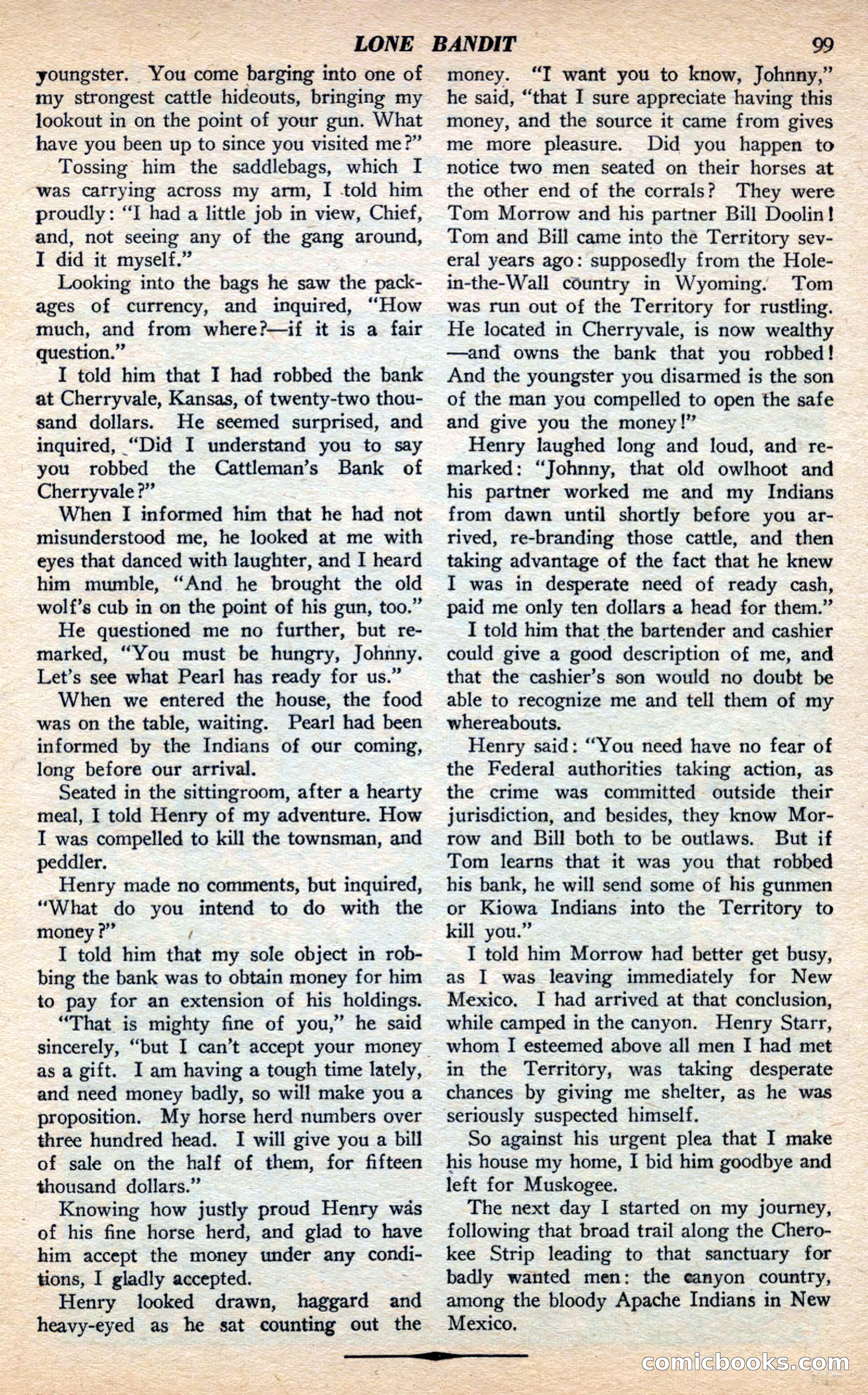 Frontier Stories, Fall 1944 — page 101 of 132