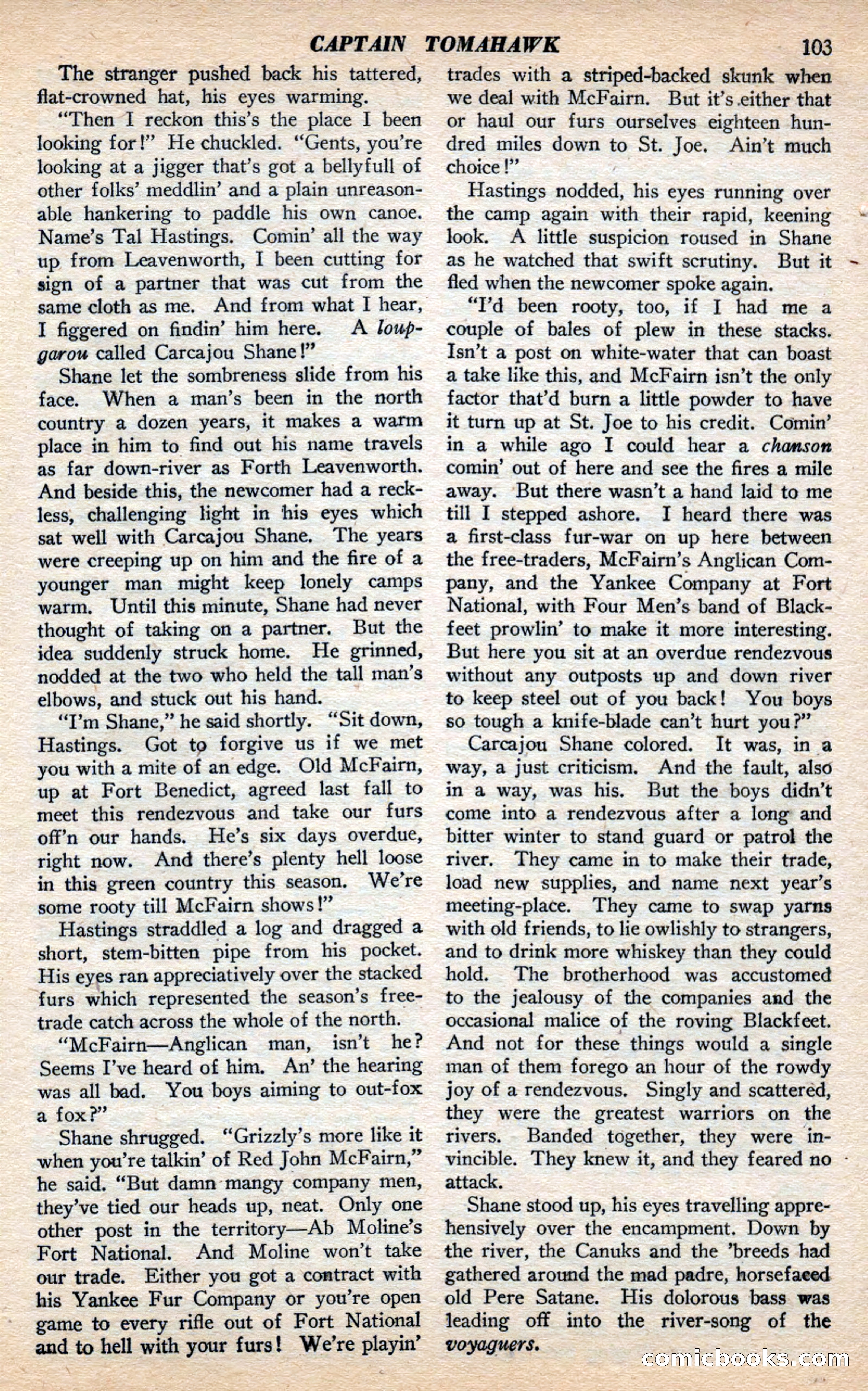 Frontier Stories, Fall 1944 — page 105 of 132