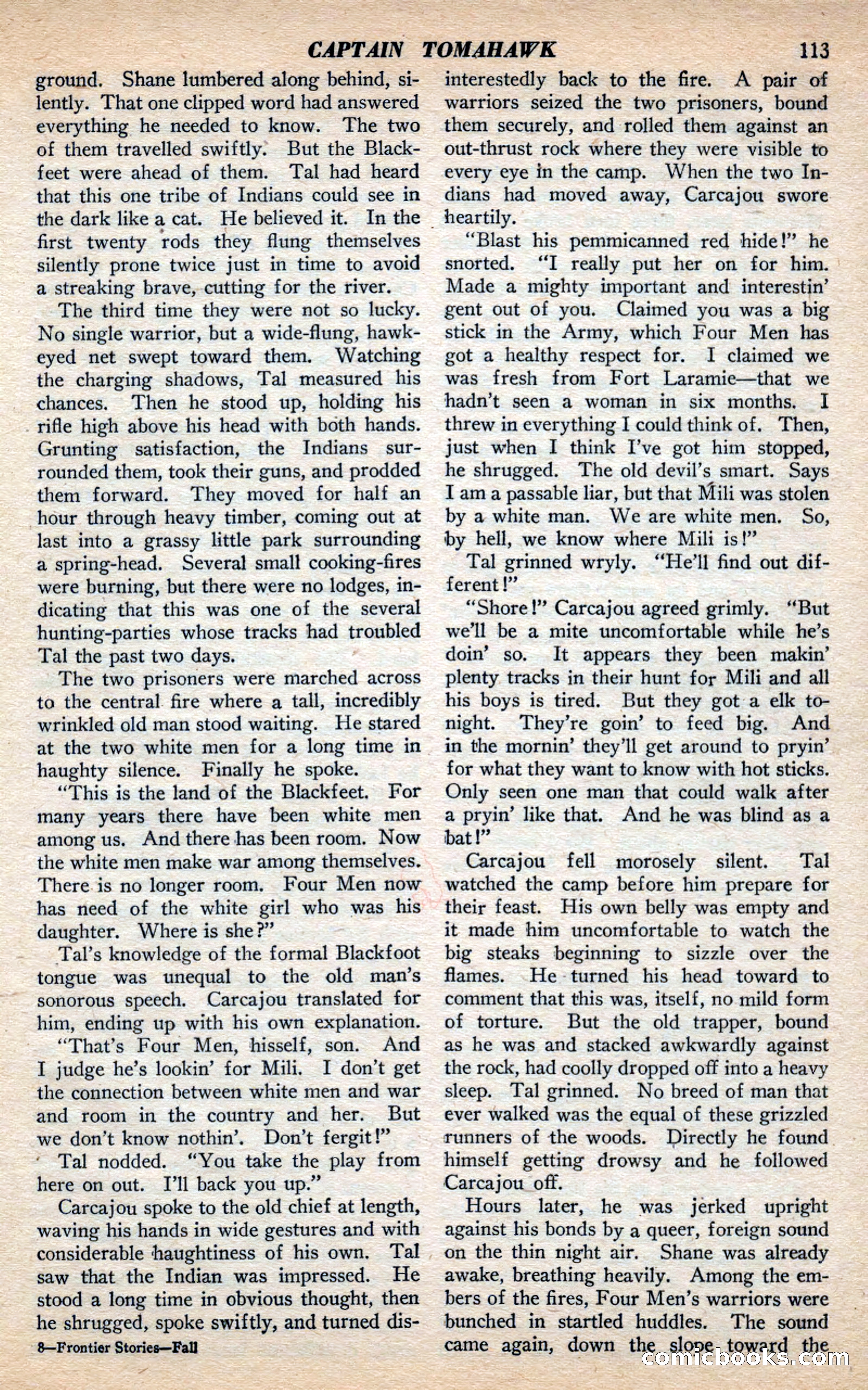Frontier Stories, Fall 1944 — page 115 of 132