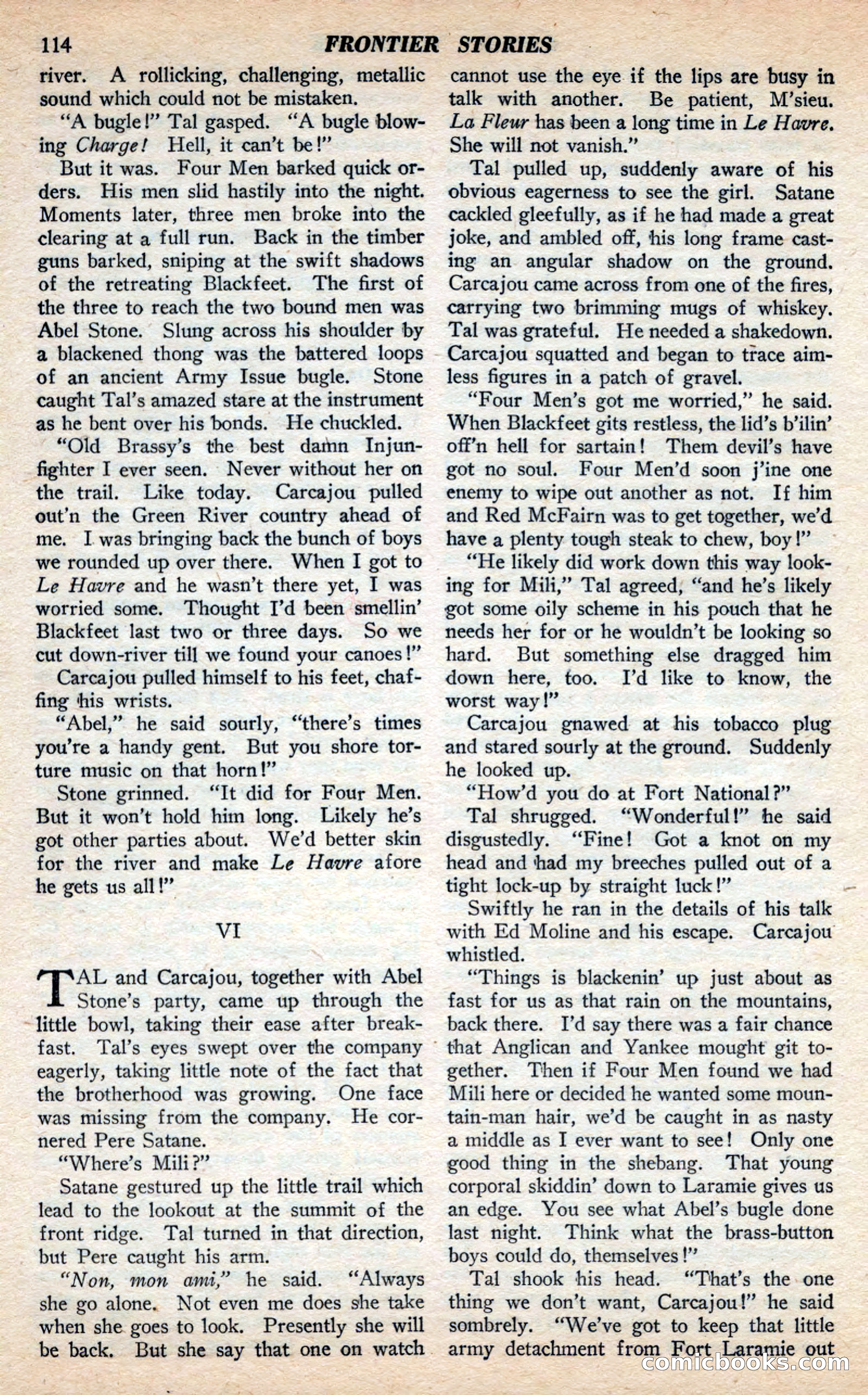 Frontier Stories, Fall 1944 — page 116 of 132