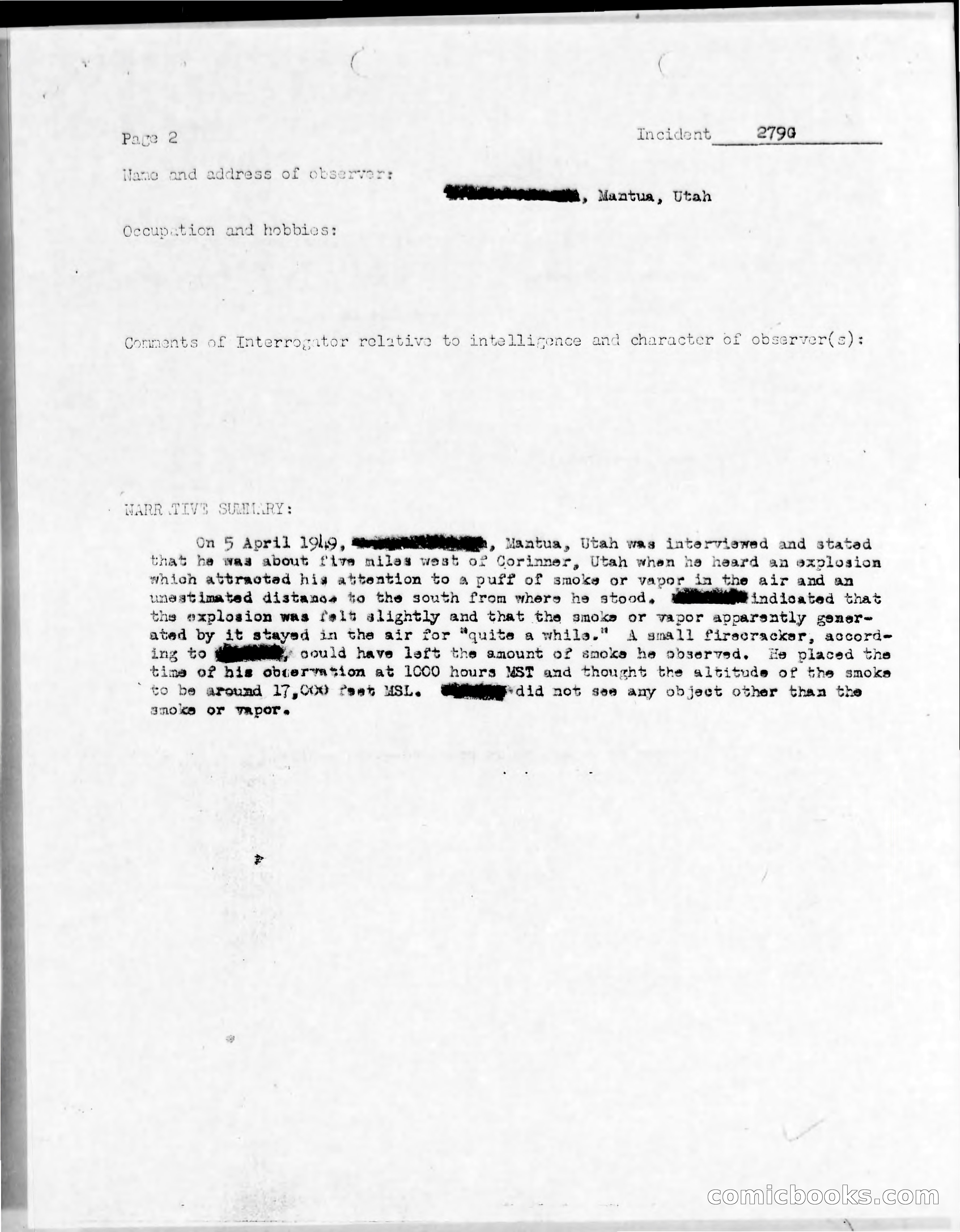Adventure Magazine, April 1949 — page 3 of 67