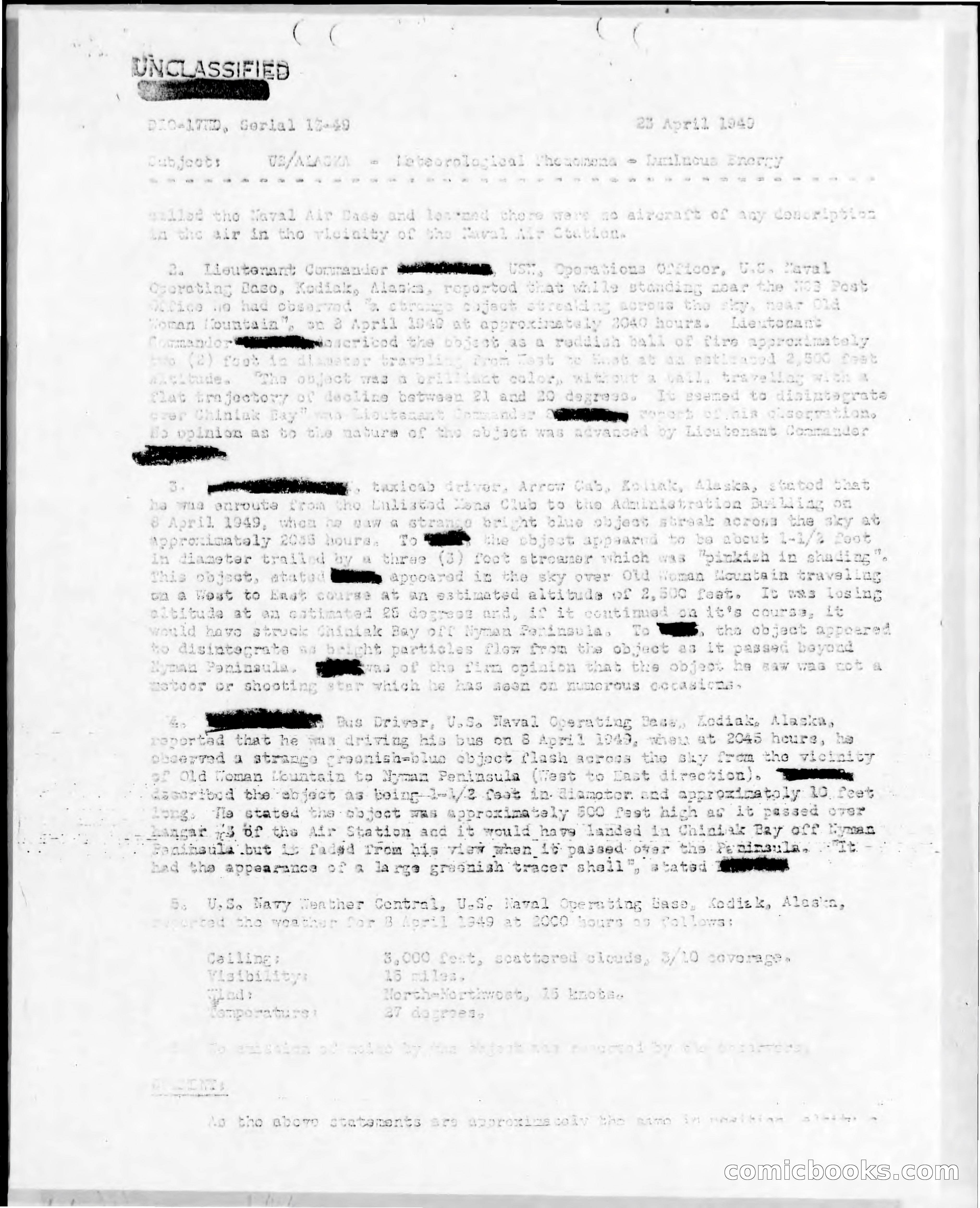 Adventure Magazine, April 1949 — page 3 of 7