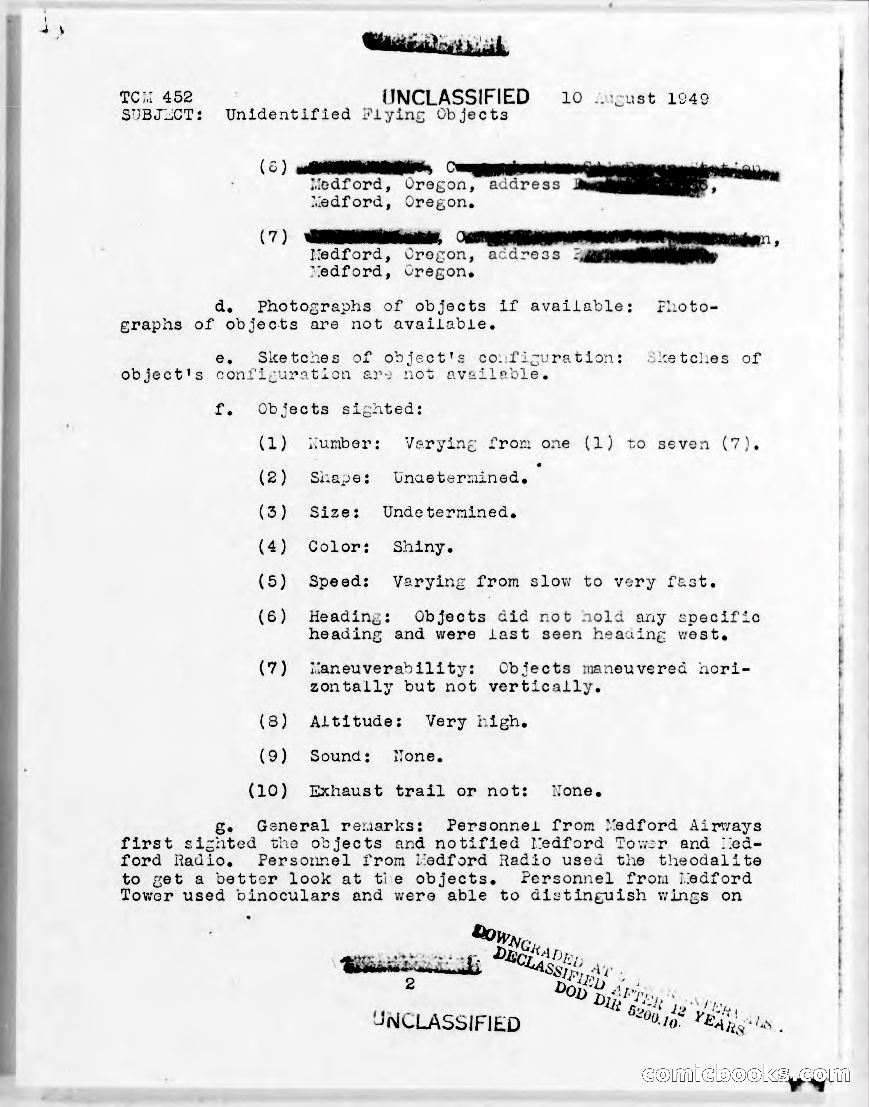 Adventure Magazine, August 1949 — page 2 of 11