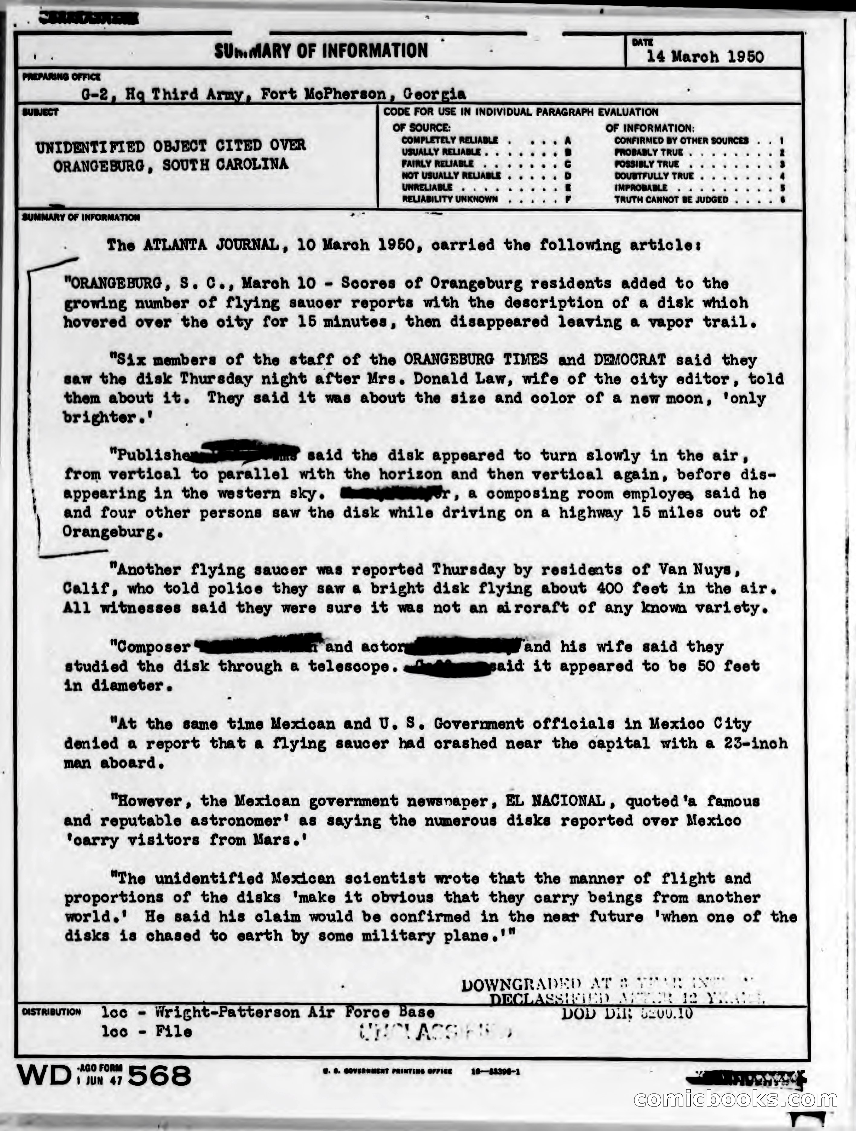 Adventure Magazine, March 1950 — page 3 of 5